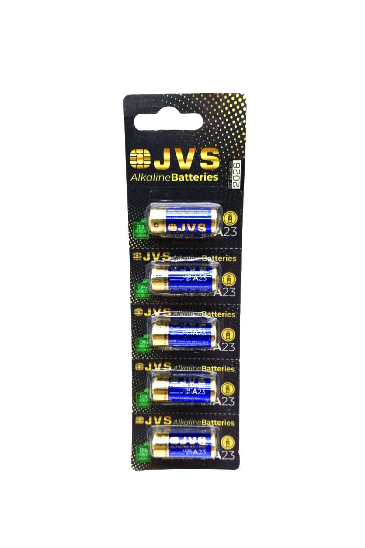 Vemora JVS A23 LR23 12V ARAÇ KUMANDA PİLİ 5Lİ KART (5166)