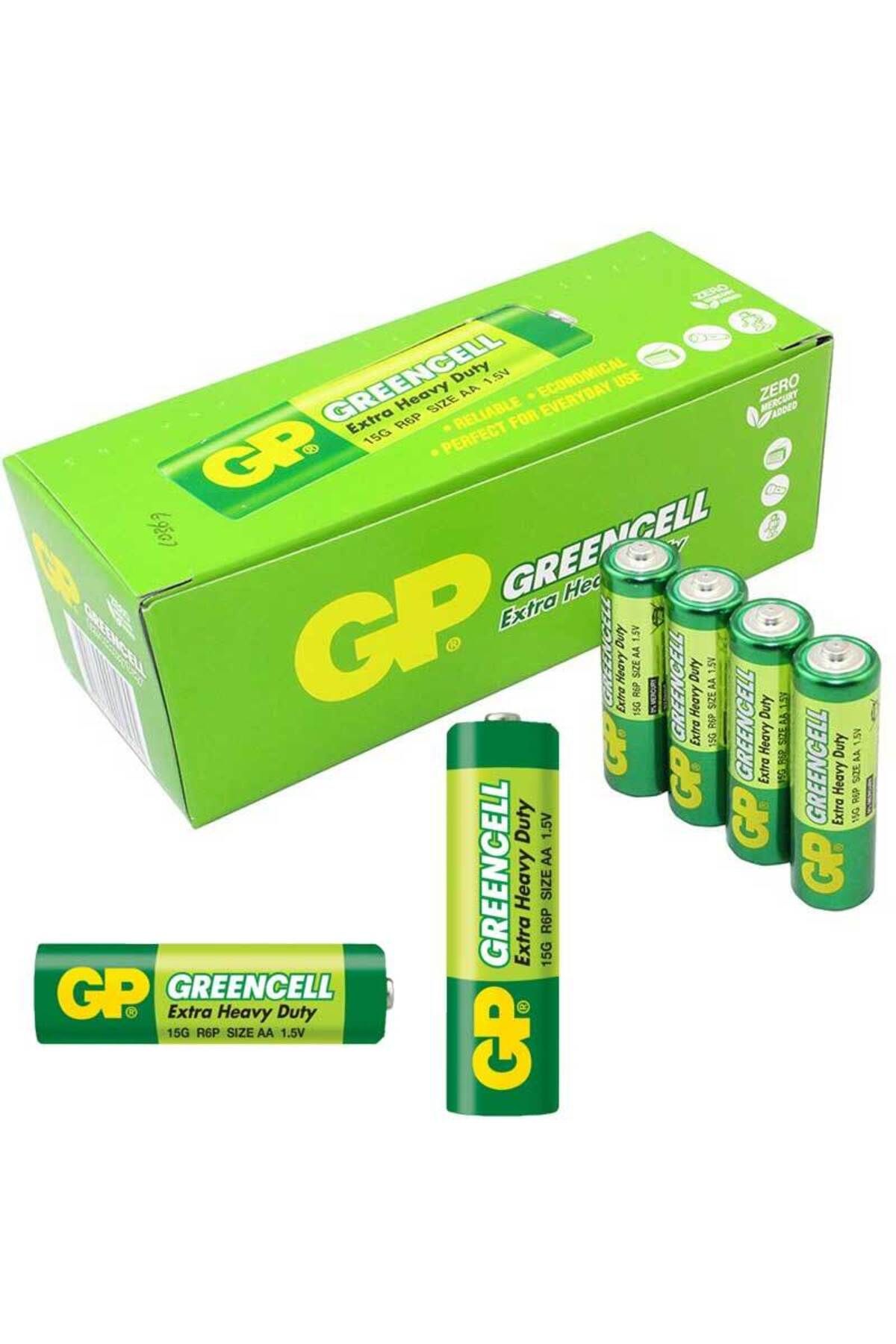Vemora GP 15G-2S4 GREENCELL R6 AA KALEM PİL (40 LI PAKET FİYATI) (5166)