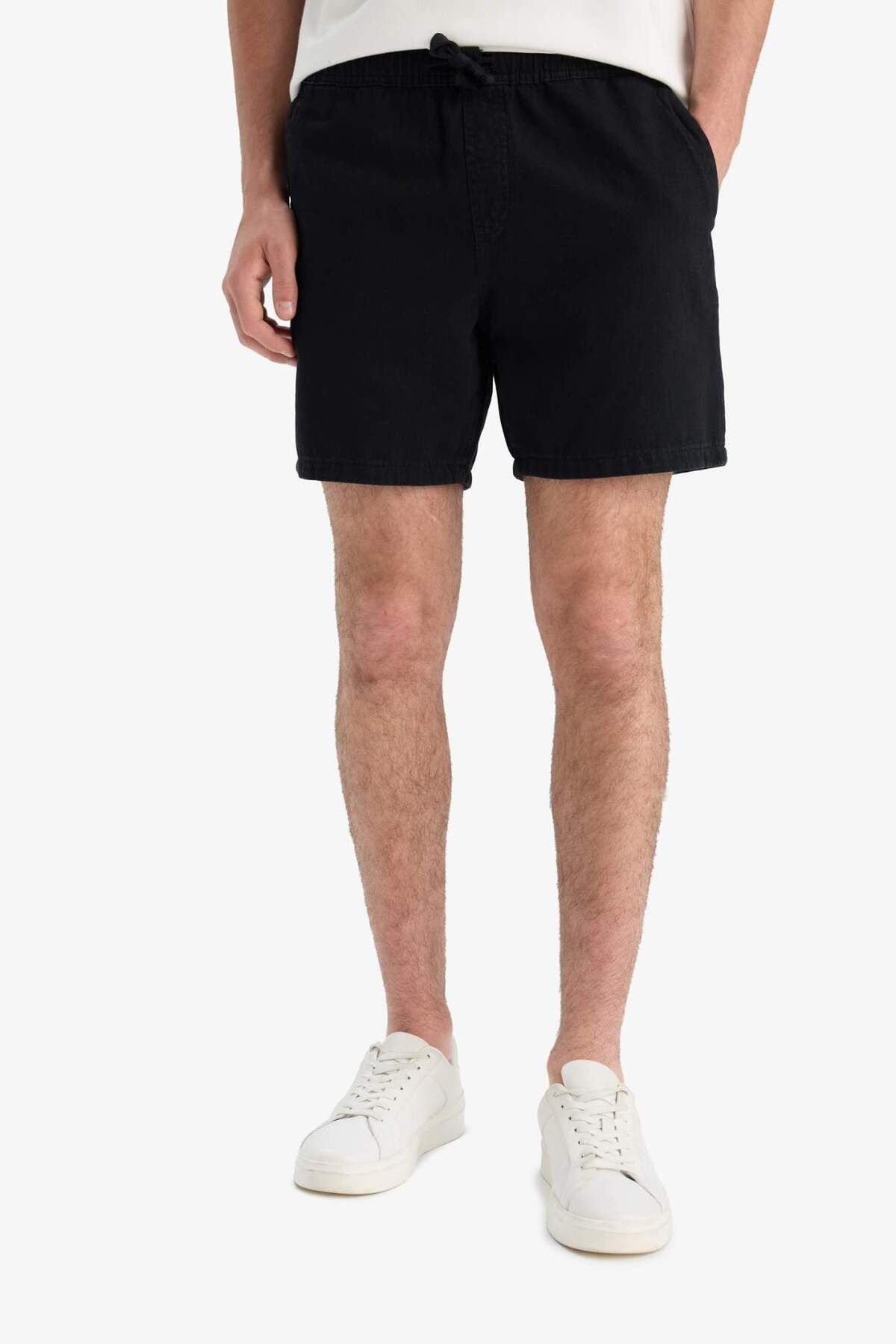 DeFacto Relax Fit Jean Bermuda Şort D4390AX25SM