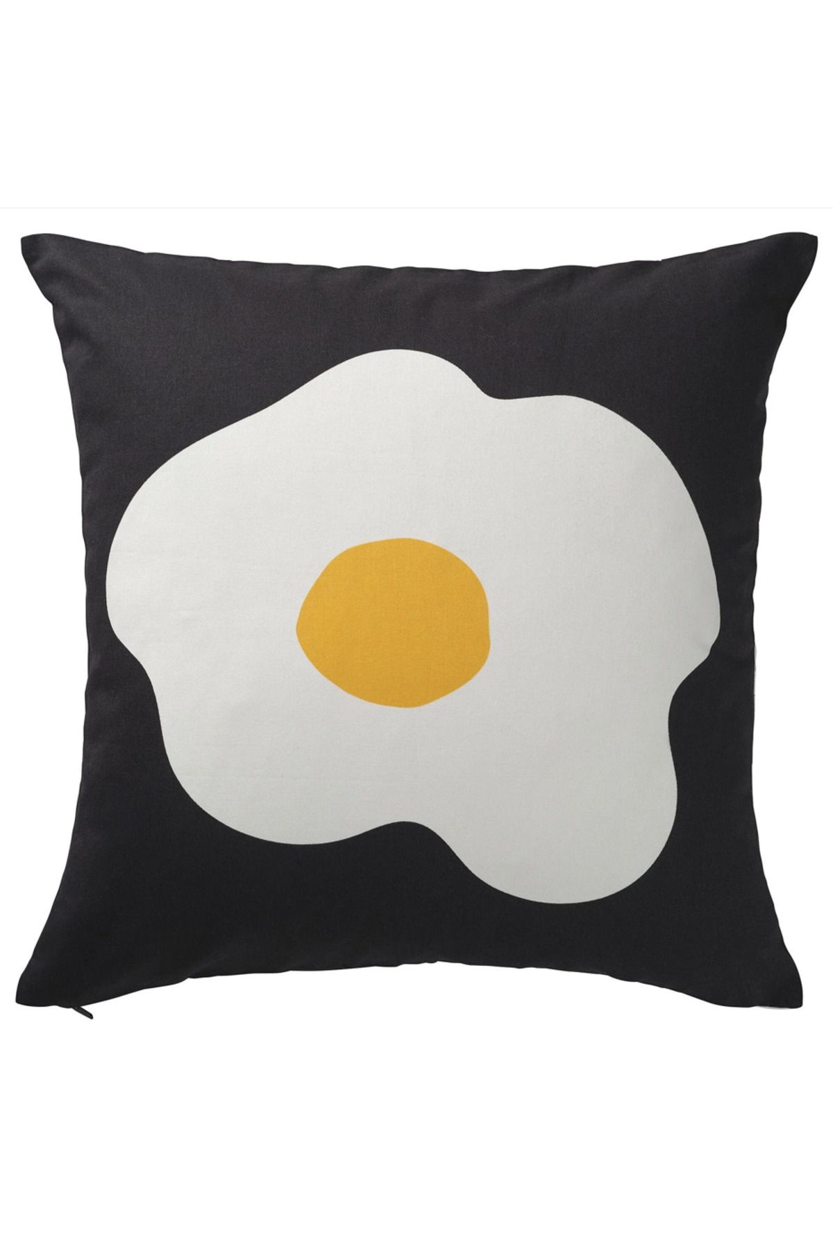 IKEA ÖGONLOCKSMAL kırlent kılıfı, siyah-beyaz, 50x50 cm