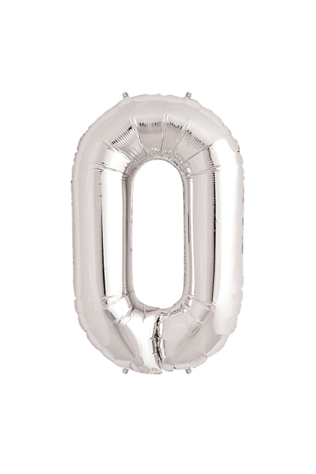 Vemora 0 Rakam Folyo Balon Gümüş 40 inç (5166)