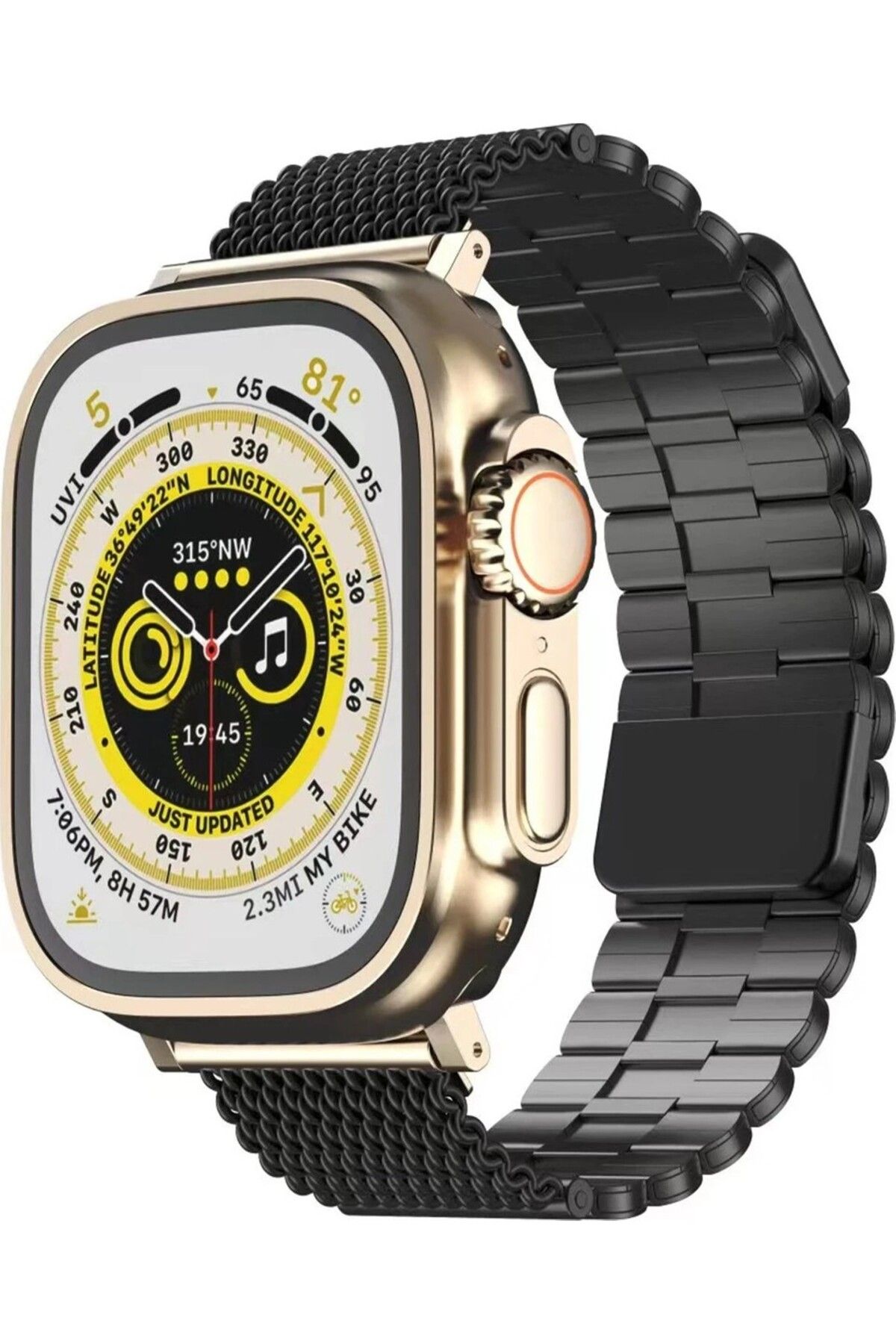 Zentico Apple Watch Uyumlu Ascend Metal Kordon – Paslanmaz Çelik, Ayarlanabilir, Şık Tasarım