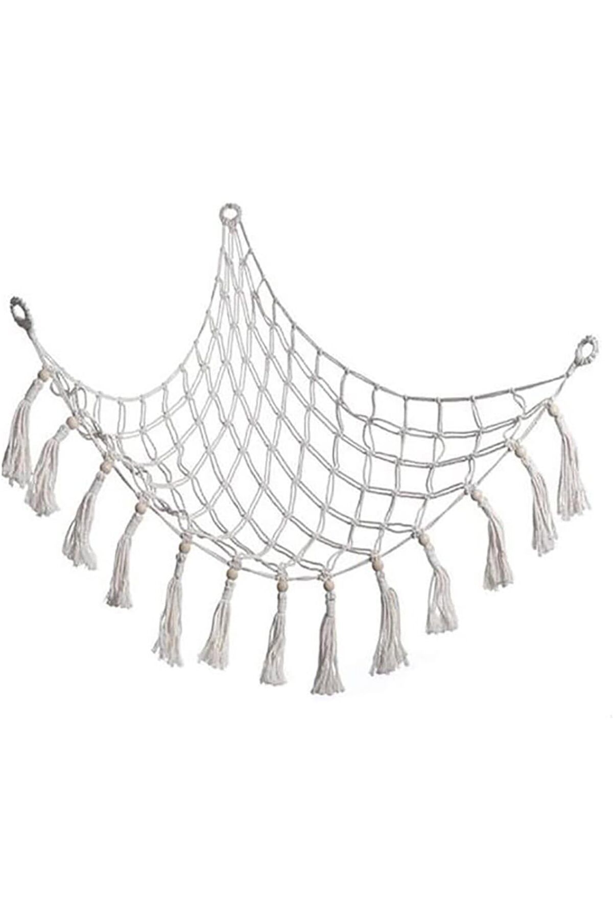 Generic-Tazweeq Macrame Nursery Hanging Organizers, Large Boho Style Rope Net Holder for Kids Toys, Easy In 2