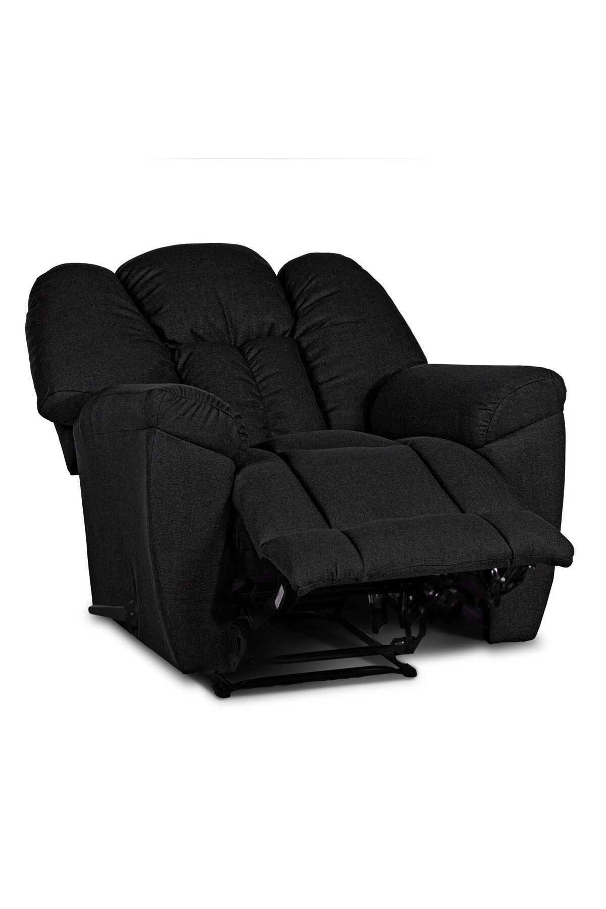 Lazy Vibes-Modern 3-position Canvas Recliner Chair in Luxurious Linen Fabric 5
