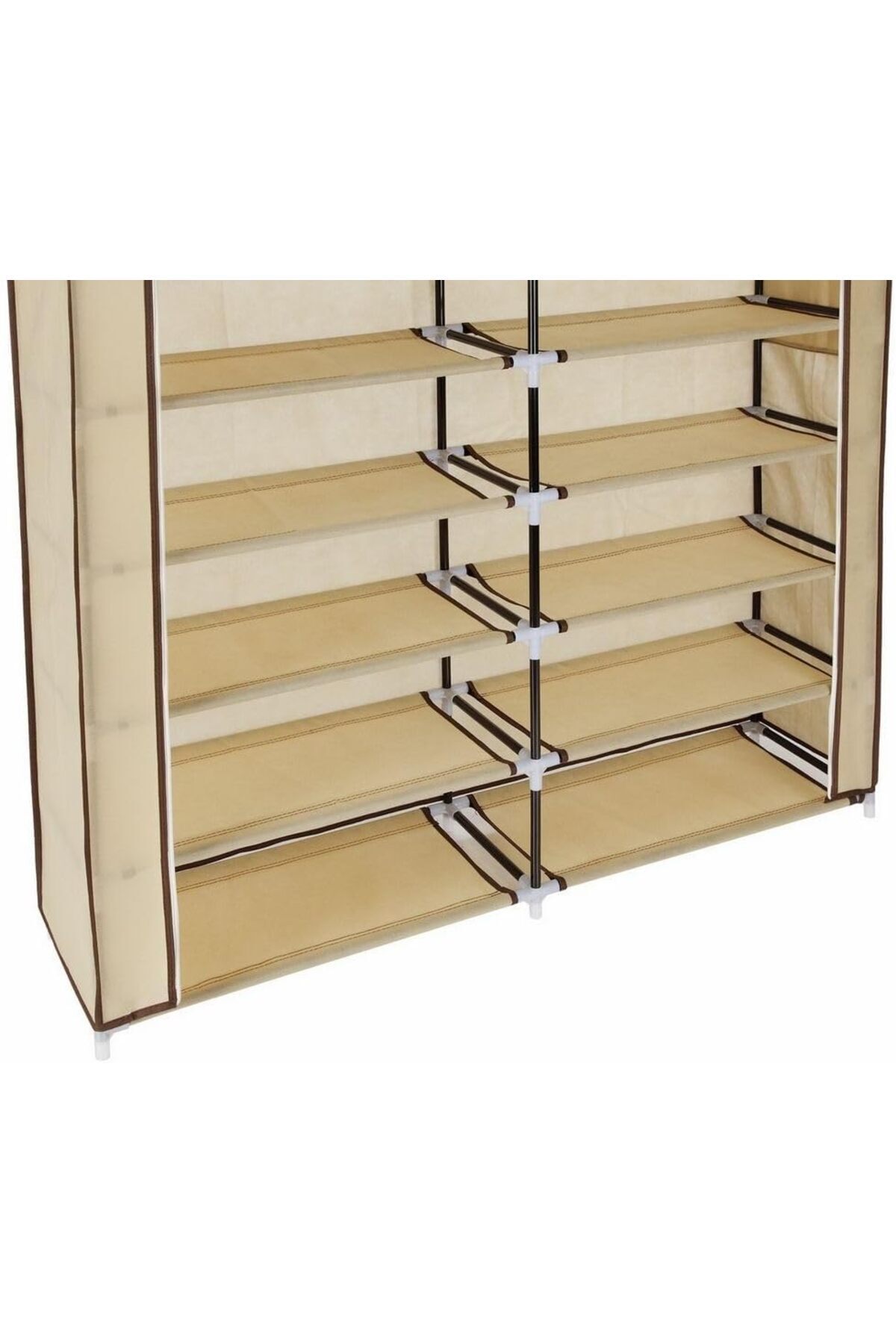 Generic-AsolBD Free Standing Shoe Rack جزامه, With Dust-proof Cover, Multi layer Shoe Storage Shelf Cabinet 6