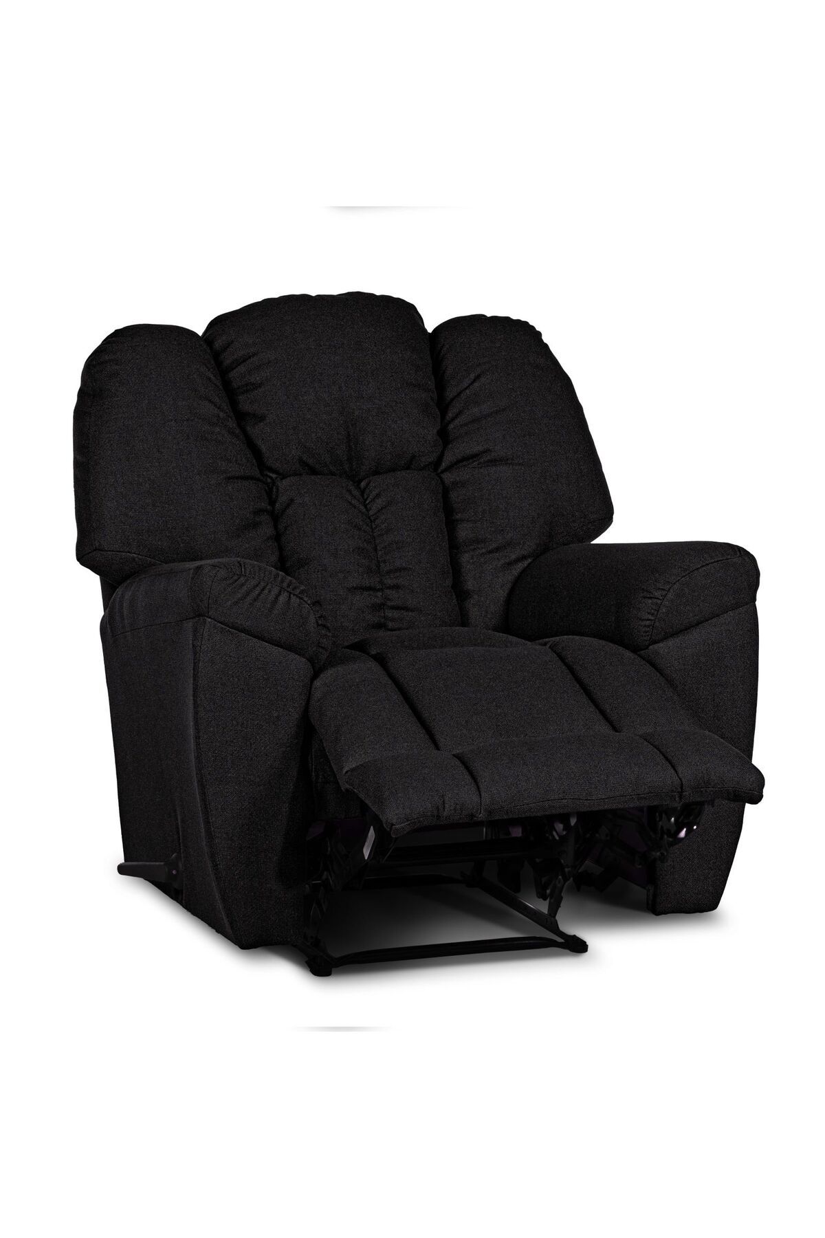 Lazy Vibes-Modern 3-position Canvas Recliner Chair in Luxurious Linen Fabric 2