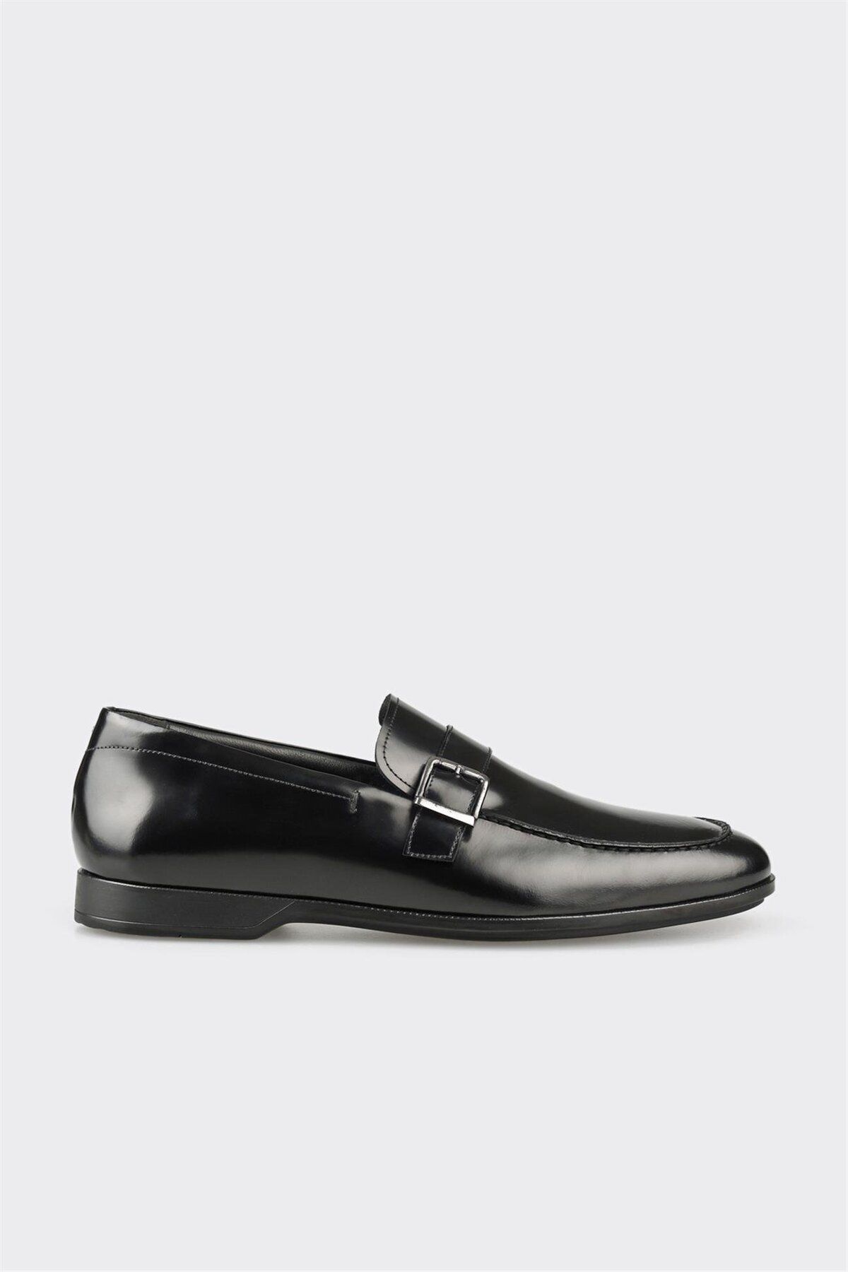 Elle Shoes Siyah Deri Erkek Klasik Ayakkabı