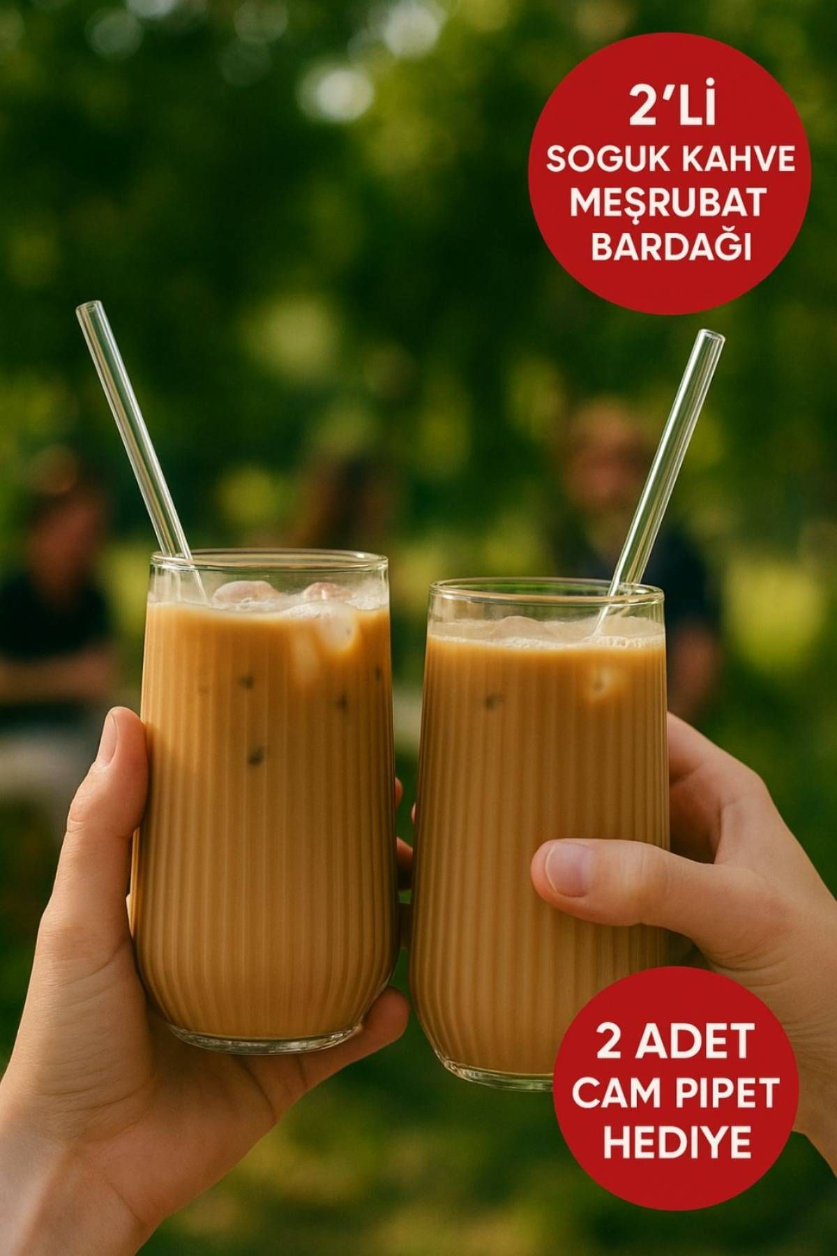 Open Home Concept Borosilikat Sunum | Soğuk Meşrubat & Kahve Bardağı Isıya Dayanıklı Bardak 500 ml Origamicup 2 adet
