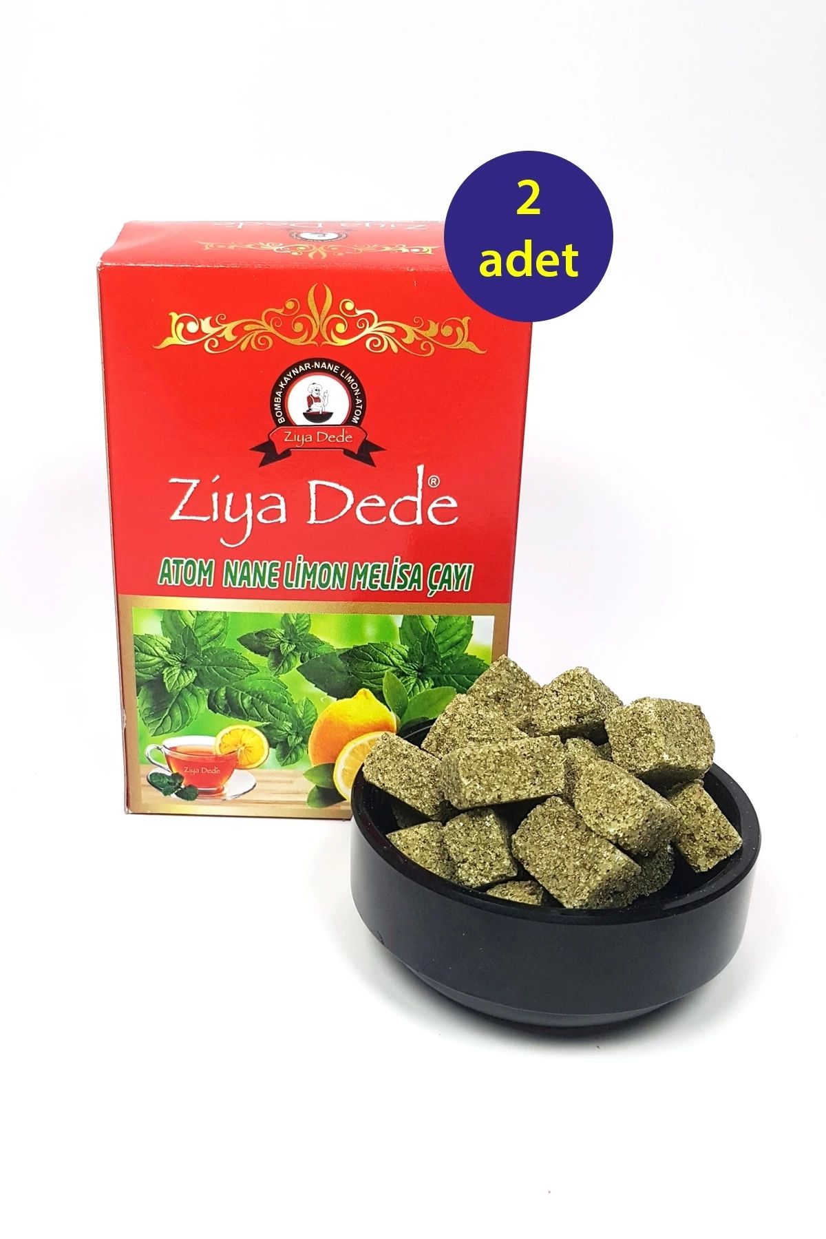 PRATİKOBA 2 Adet Atom Nane Limon Melisa Çayı 140 gr