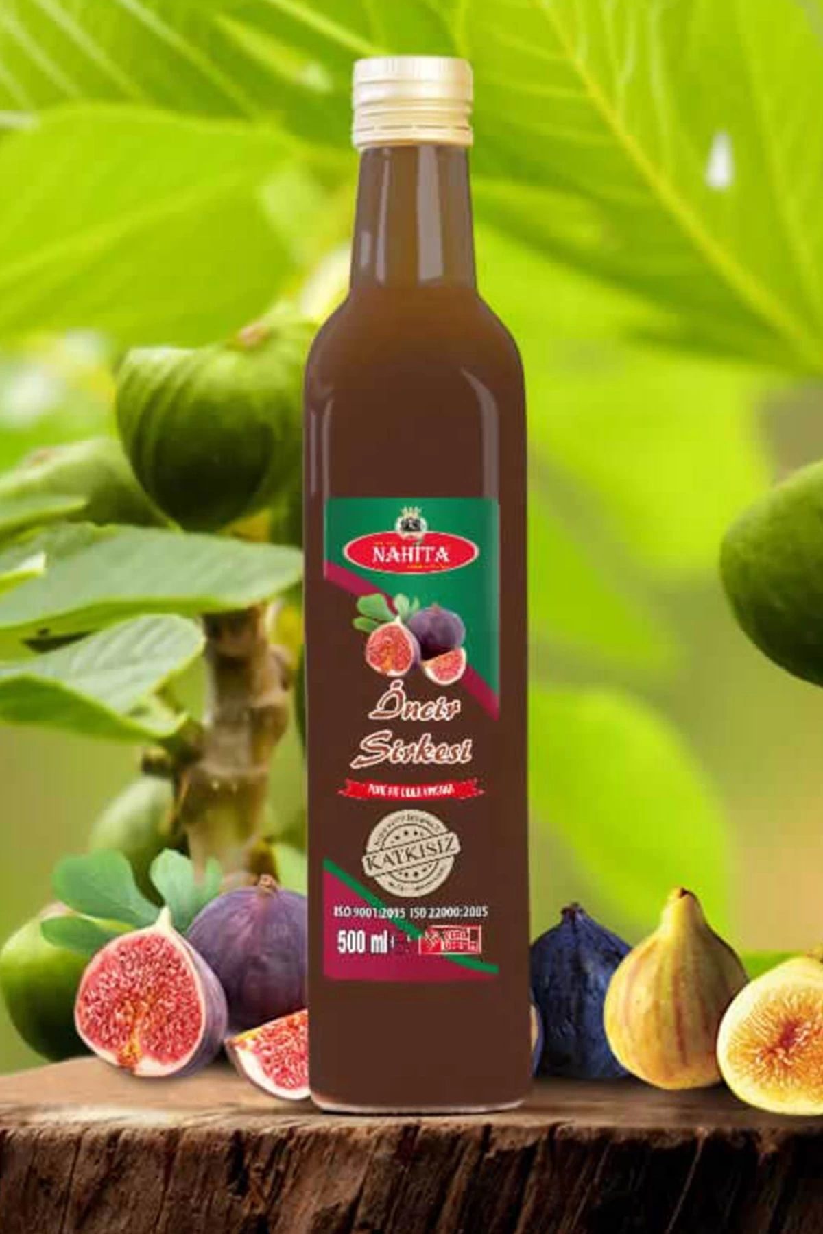 PRATİKOBA İncir Sirkesi % 100 doğal Katkısız 500 ml