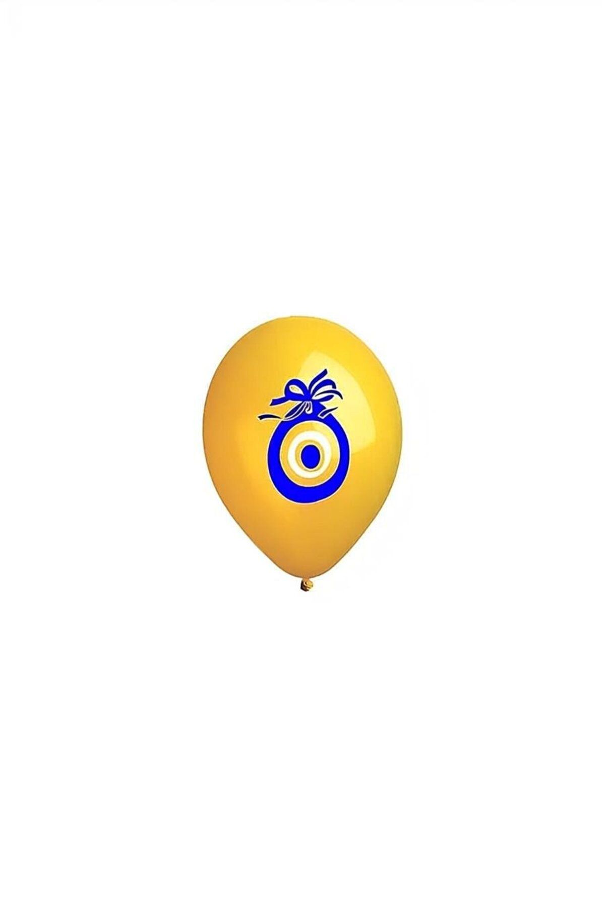 playzone Nazar Boncuklu Sarı Balon (100'lü)