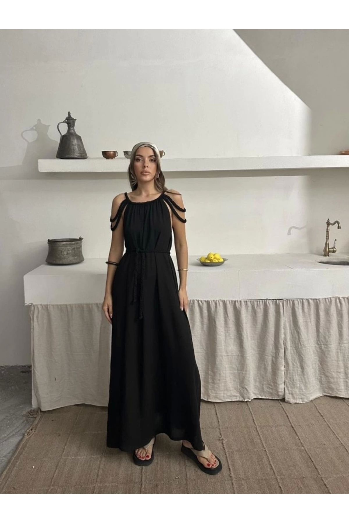 Butik KETEN ELBİSE