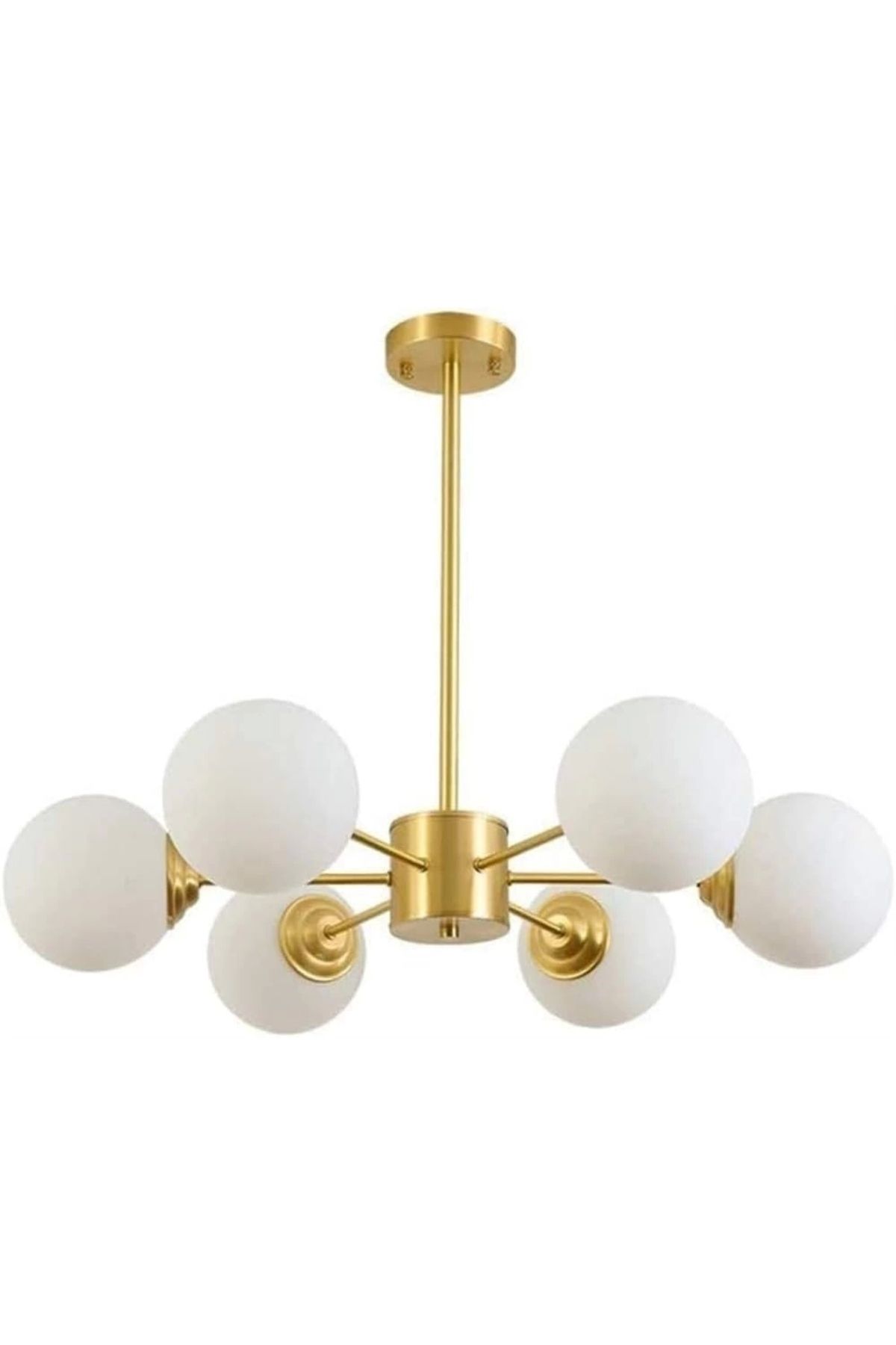 NZL Lighting Subox Altın 6'li Sarkıt Avize