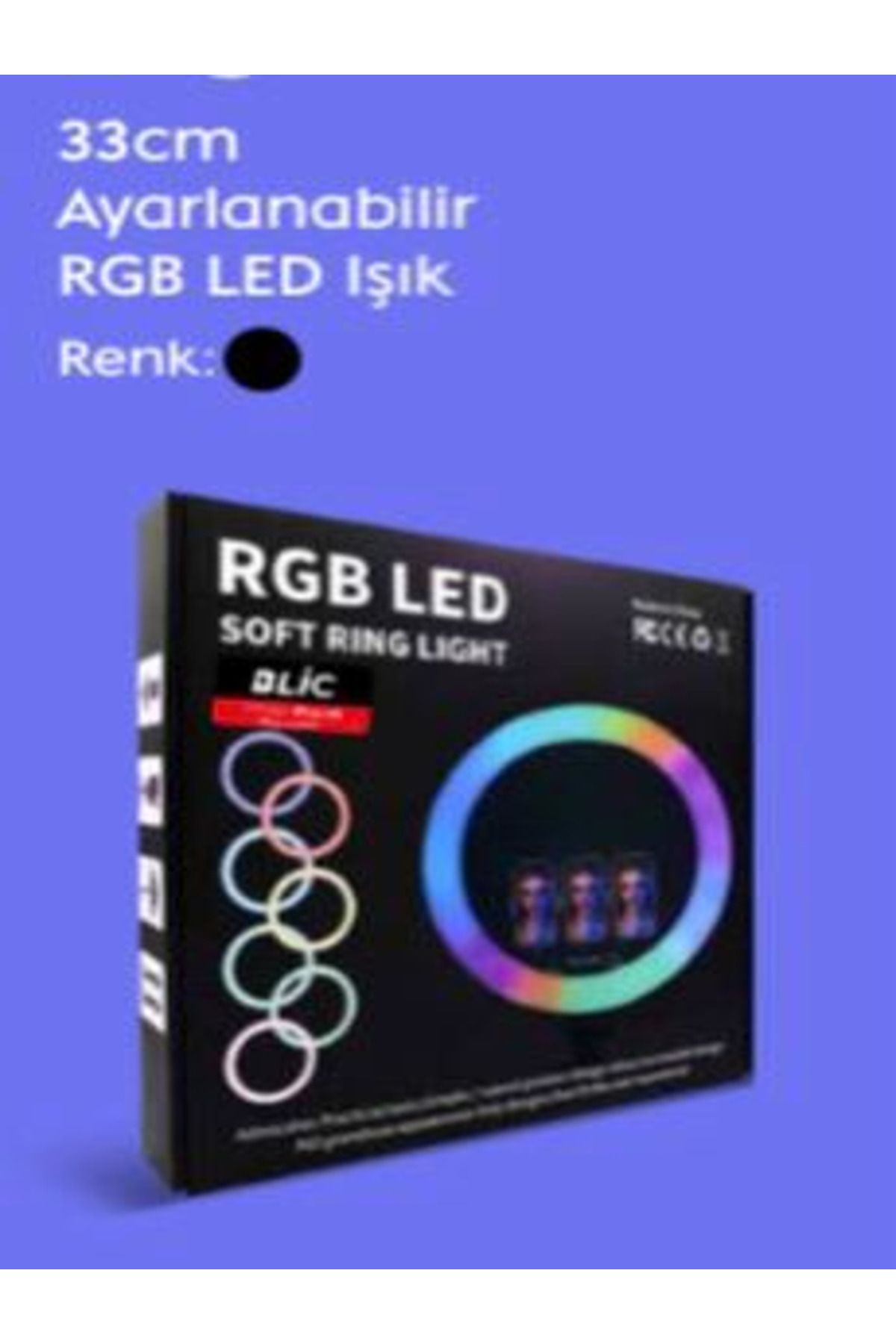 potasyum 33CM AYARLANABILIR RGB LED IşıK