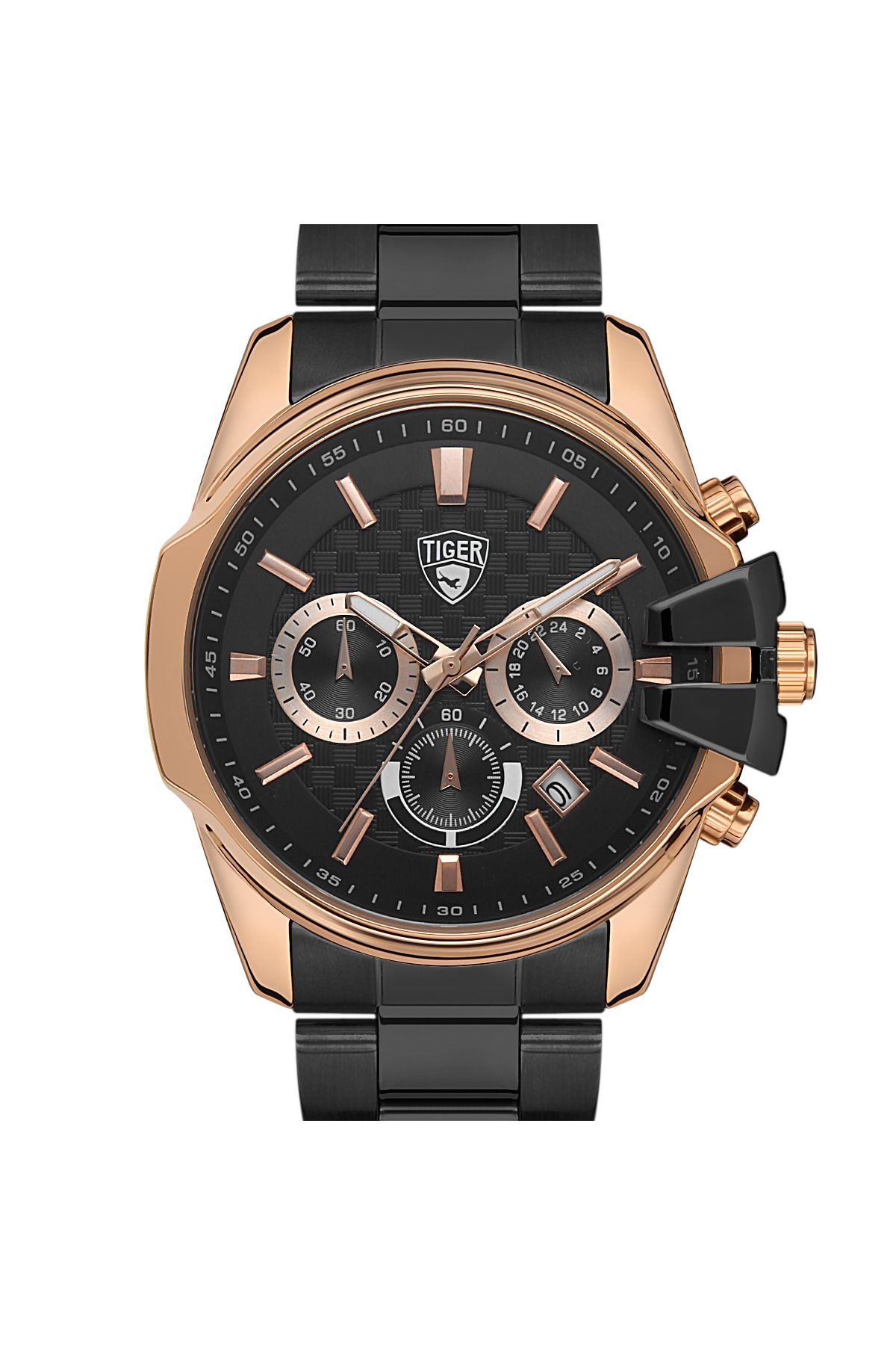Tiger TİGER ERKEK KOL SAATİ TI-608ME 42MM-46MM Siyah