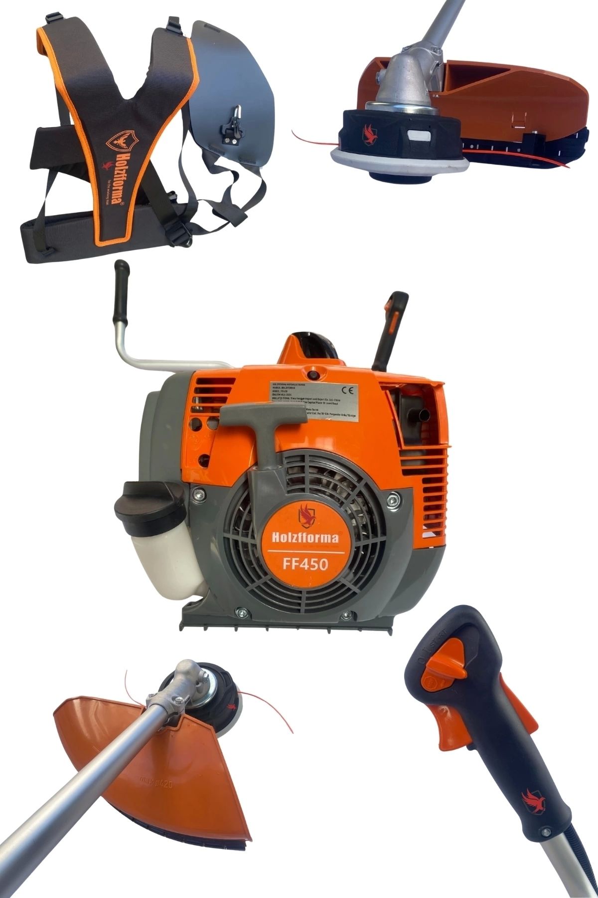 Adige Holzfforma Profesyonel Benzin Motorlu Yan Tırpan 2,9 Hp