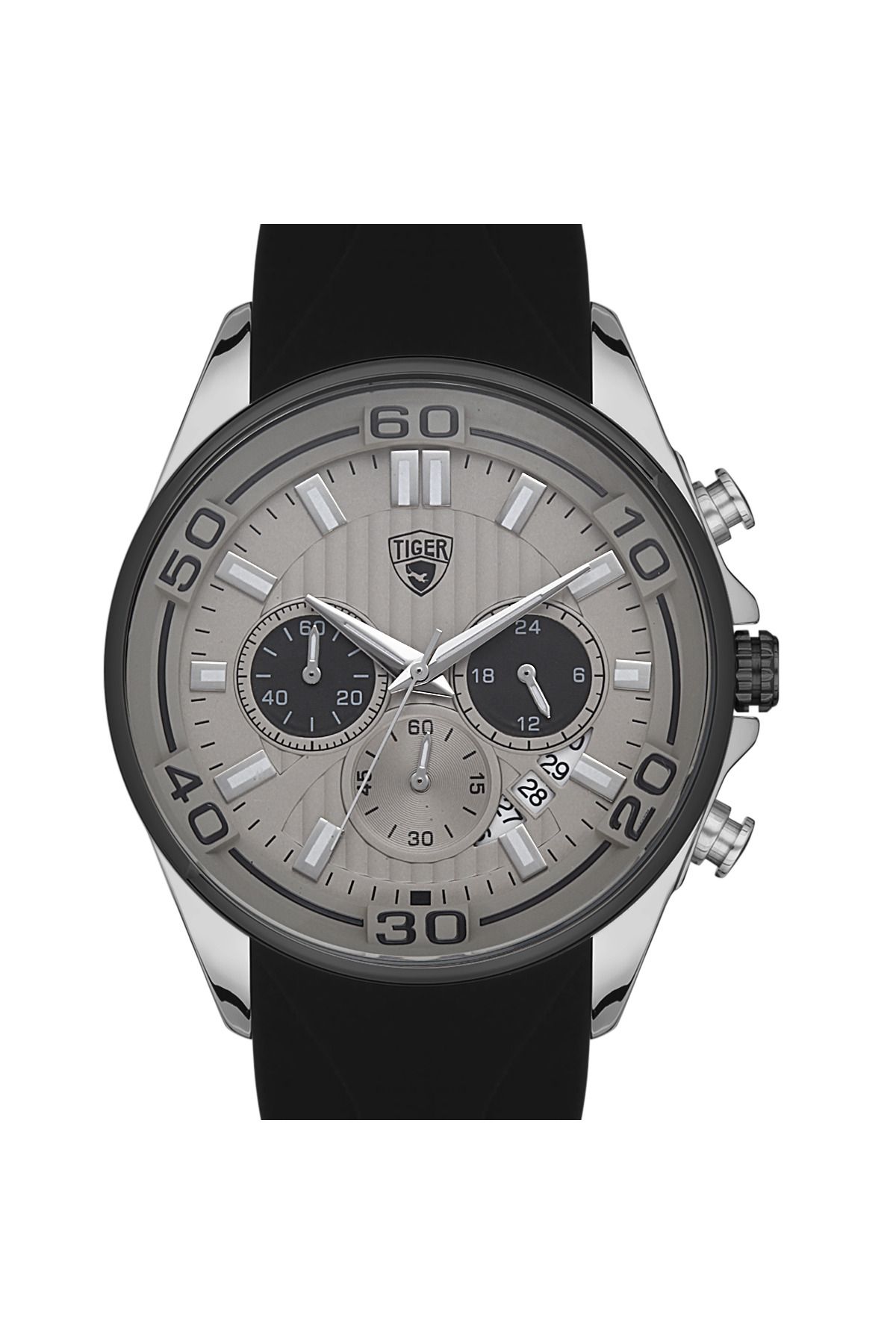 Tiger TİGER ERKEK KOL SAATİ TI-614A 42MM-46MM Siyah