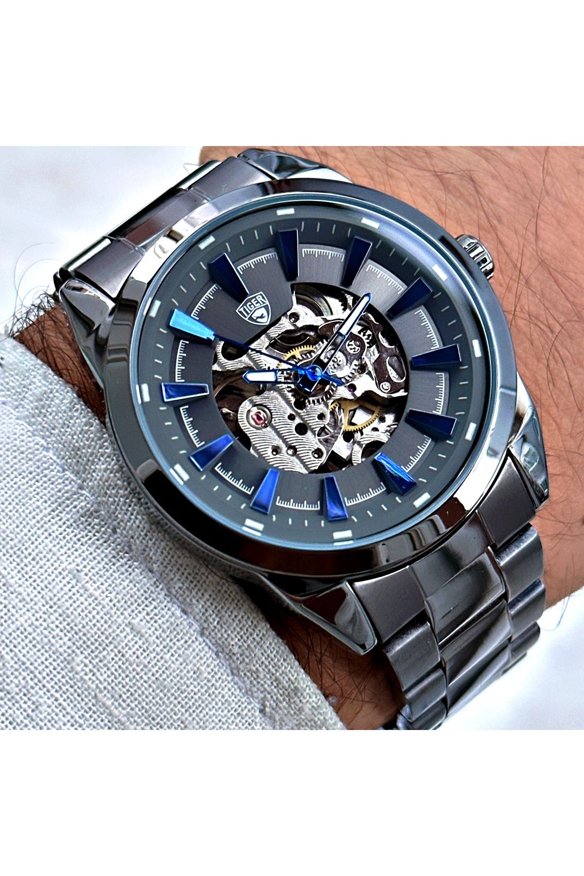 Tiger TİGER ERKEK KOL SAATİ TI-611BO 42MM-46MM Lacivert