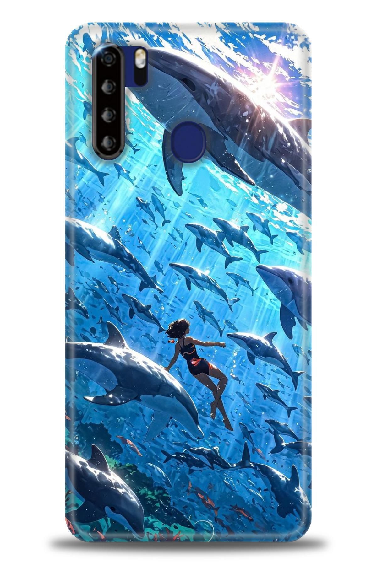 Reeder P13 Blue Max İle Uyumlu Desenli Baskılı Silikon Kılıf / ÖzelSeri - 2505
