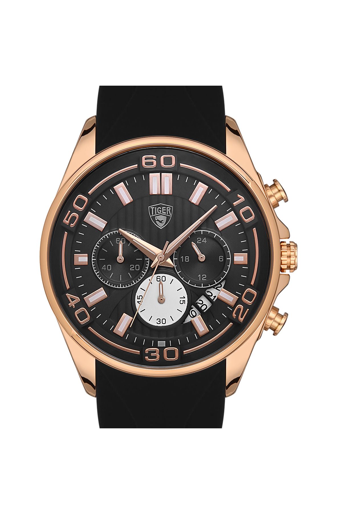 Tiger TİGER ERKEK KOL SAATİ TI-614E 42MM-46MM Siyah