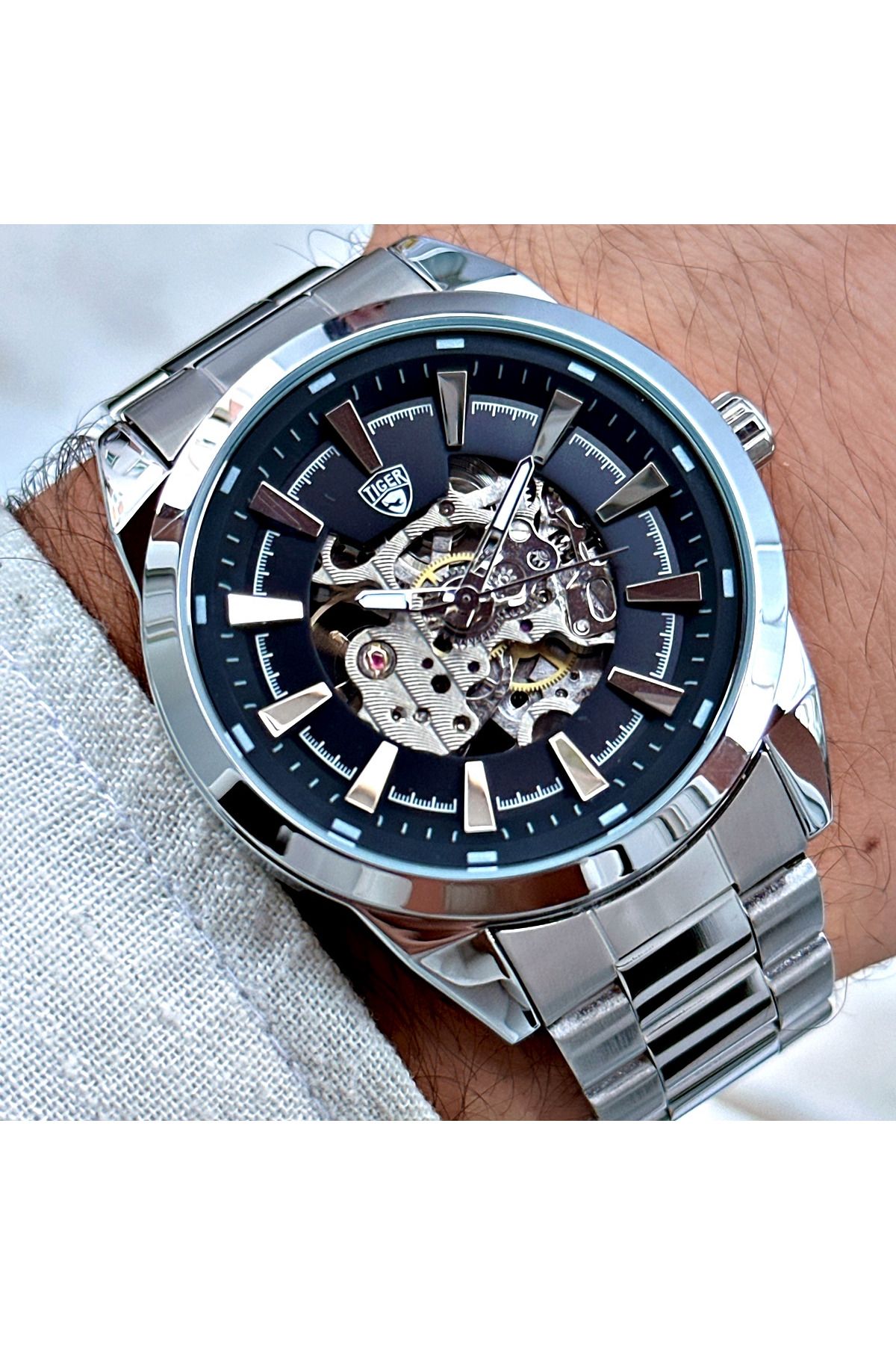 Tiger TİGER ERKEK KOL SAATİ TI-611IO 42MM-46MM Metal