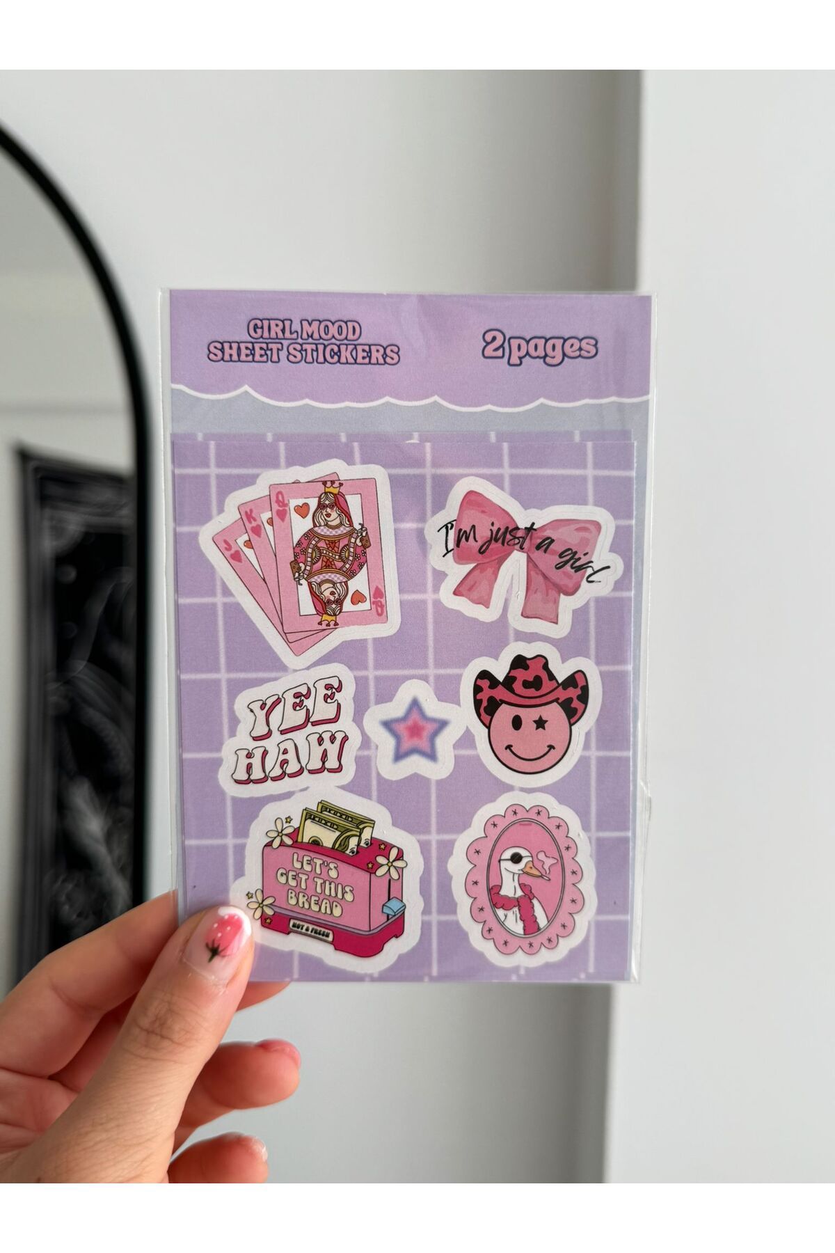 Planet Butik Girl Mood Sheet 2li Sayfa Sticker