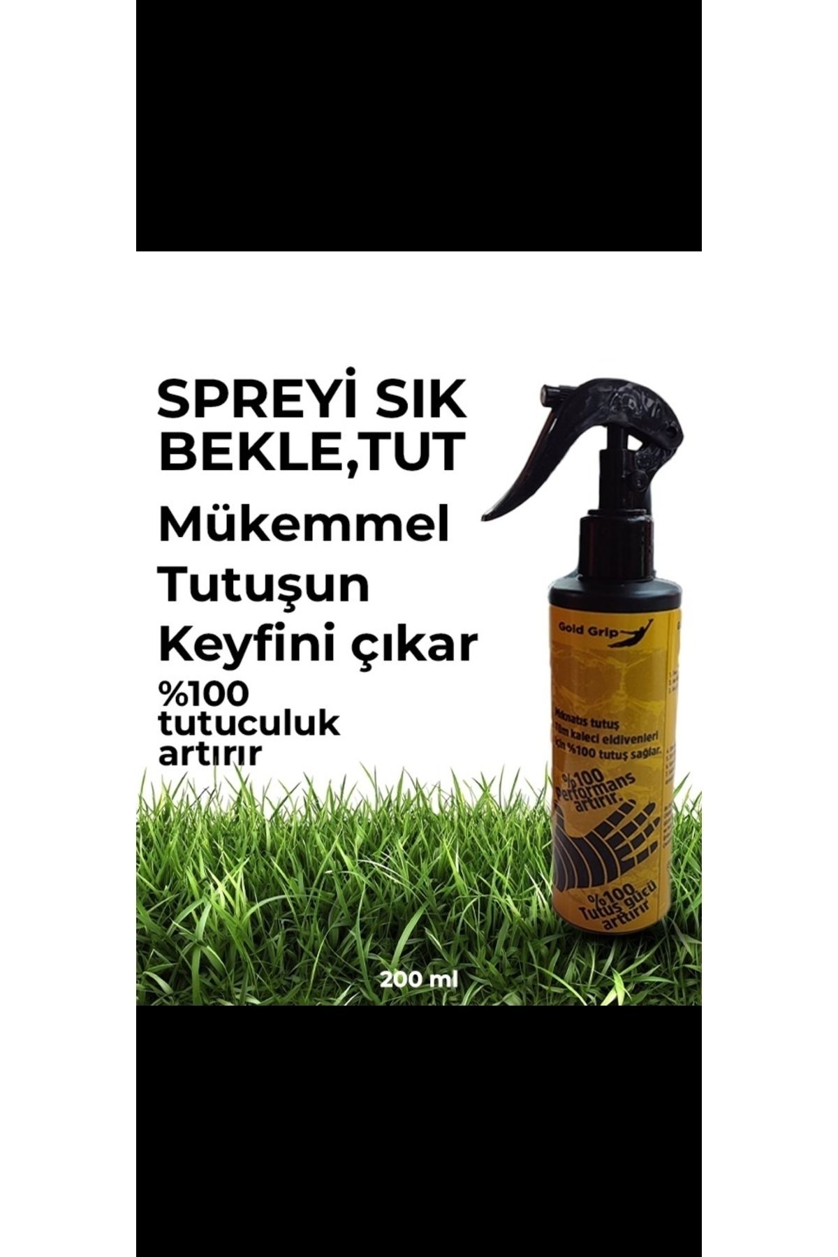 GOLDGRİP Kaleci Eldiveni Tutuş Spreyi