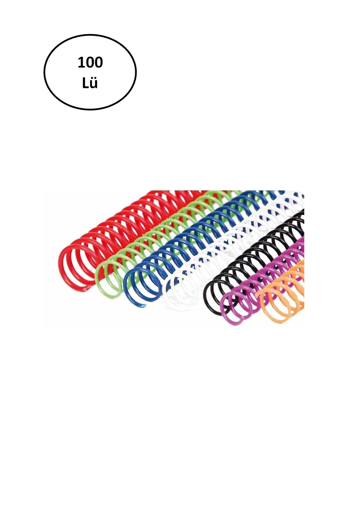 PRATİKOBA Sarff 4:1 14 Mm Helezon Spiral 100 Lü Şeffaf Tel