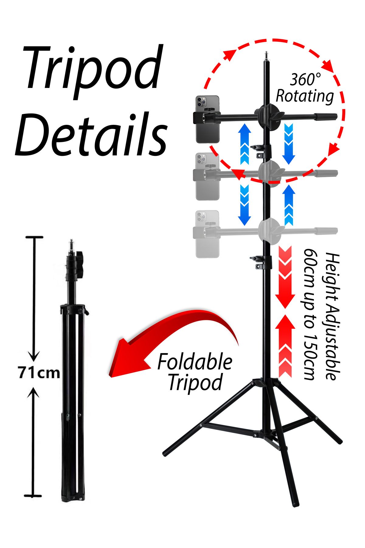 DBLEW-Led Video Light Panel With Tripod Stand And Remote Ultra-thin Borderless Photography Lightning Kit 6