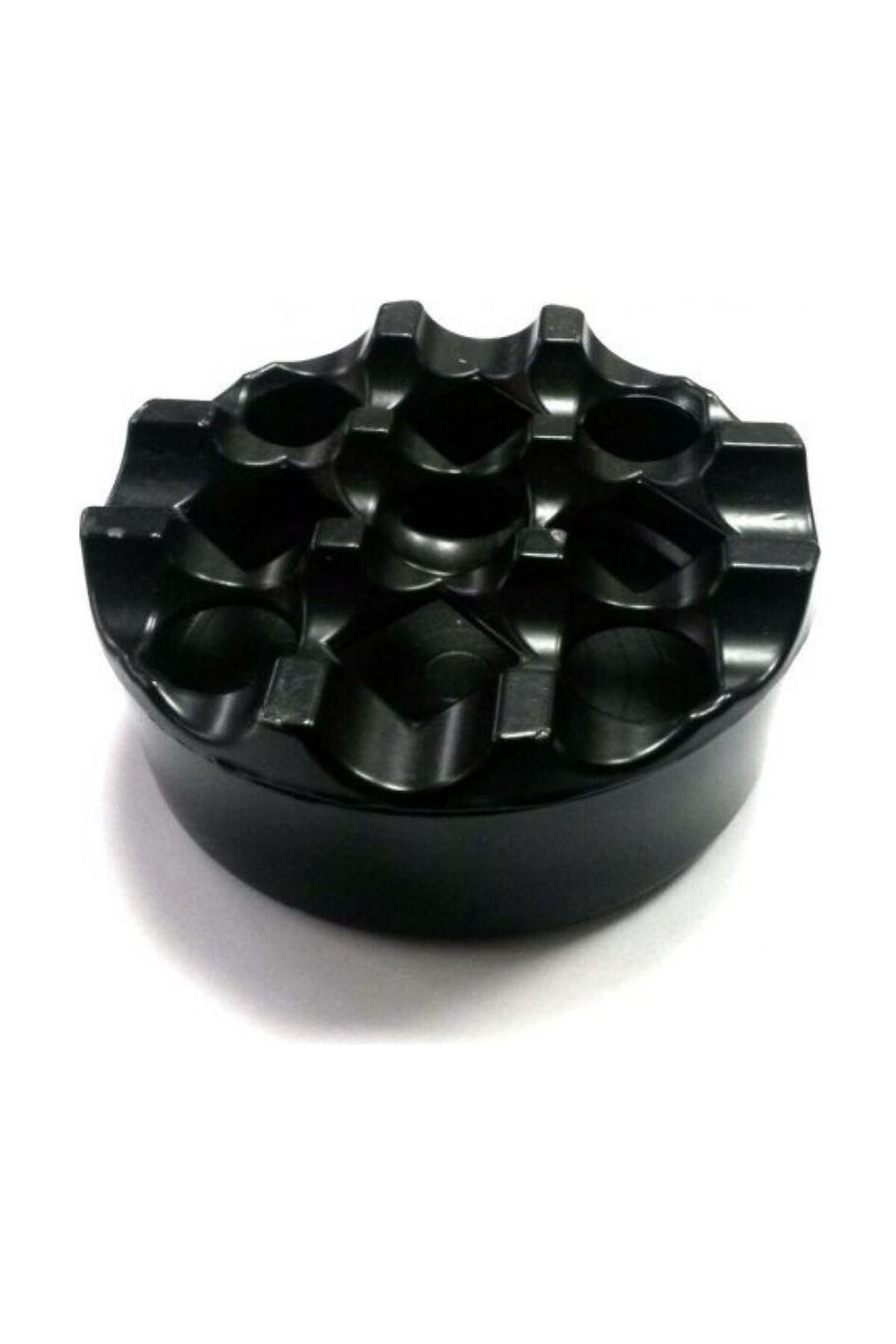 Ünsal Showroom Döküm Yuvarlak Küllük Siyah 9cm