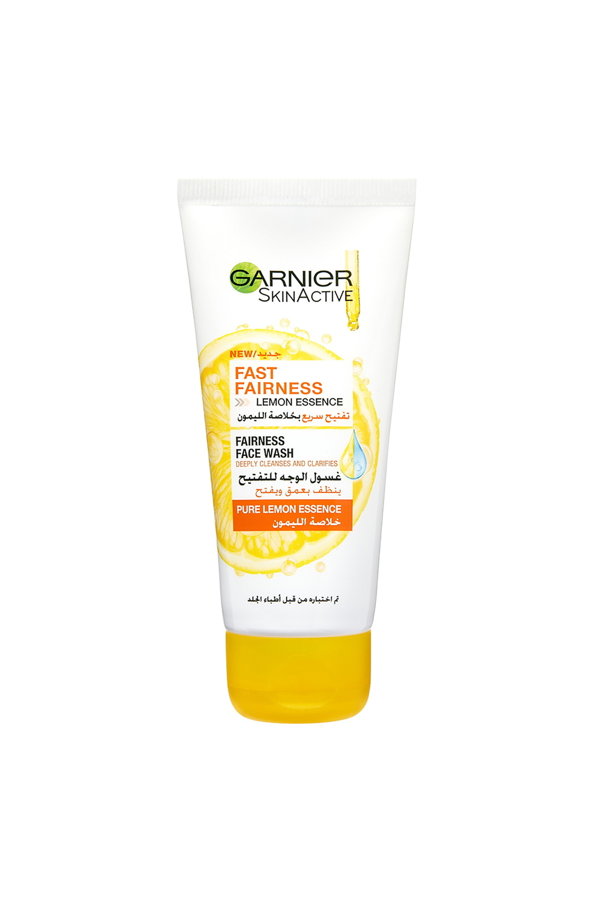 Garnier-Skin Active Fast Bright Face Wash With Pure Lemon Essence 100 ml Cleanses & Brightens Dull, 1