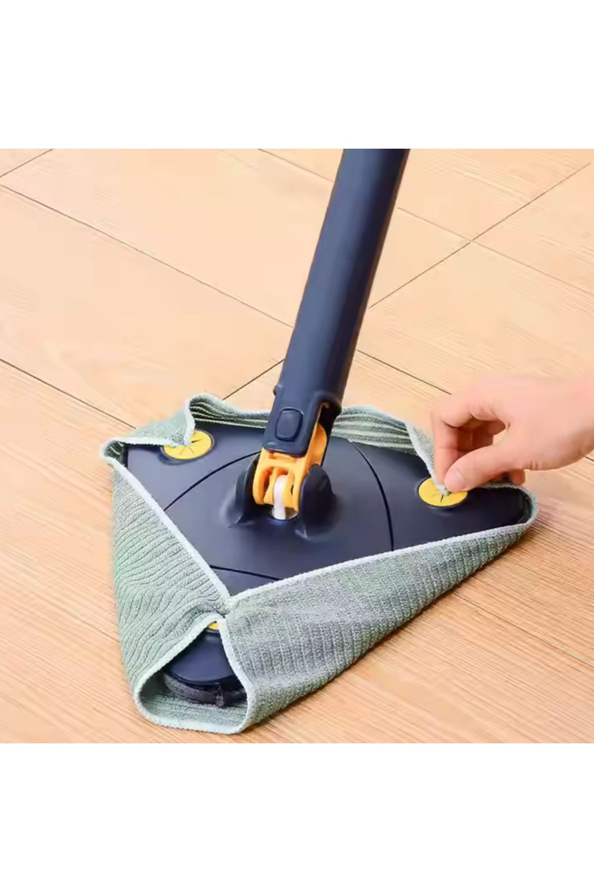 Denx-Triple cleaning mop for cleaning tight spaces 3