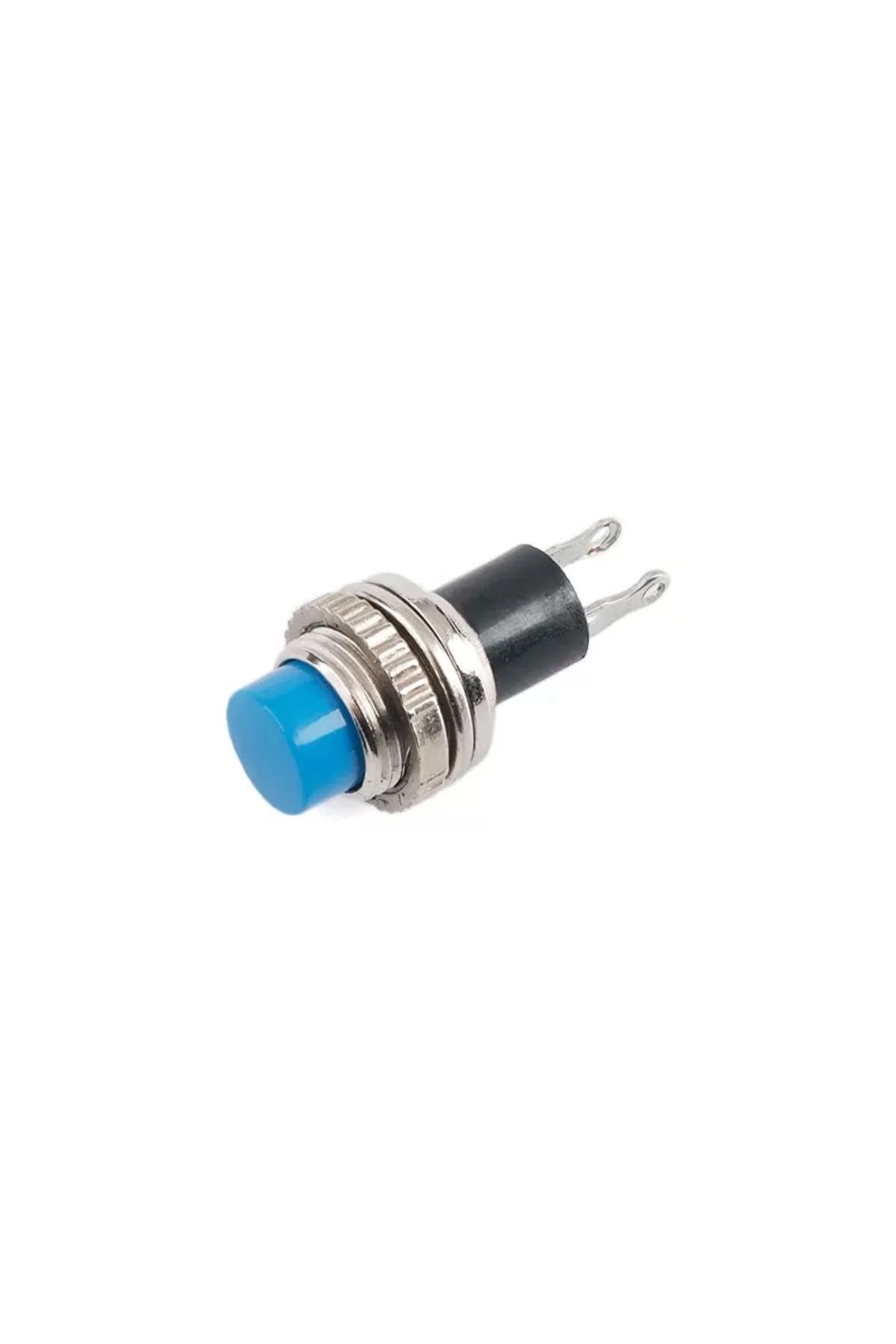 TIEE 10mm Mini Diafon Buton - Normali Açık (NO) - MAVi