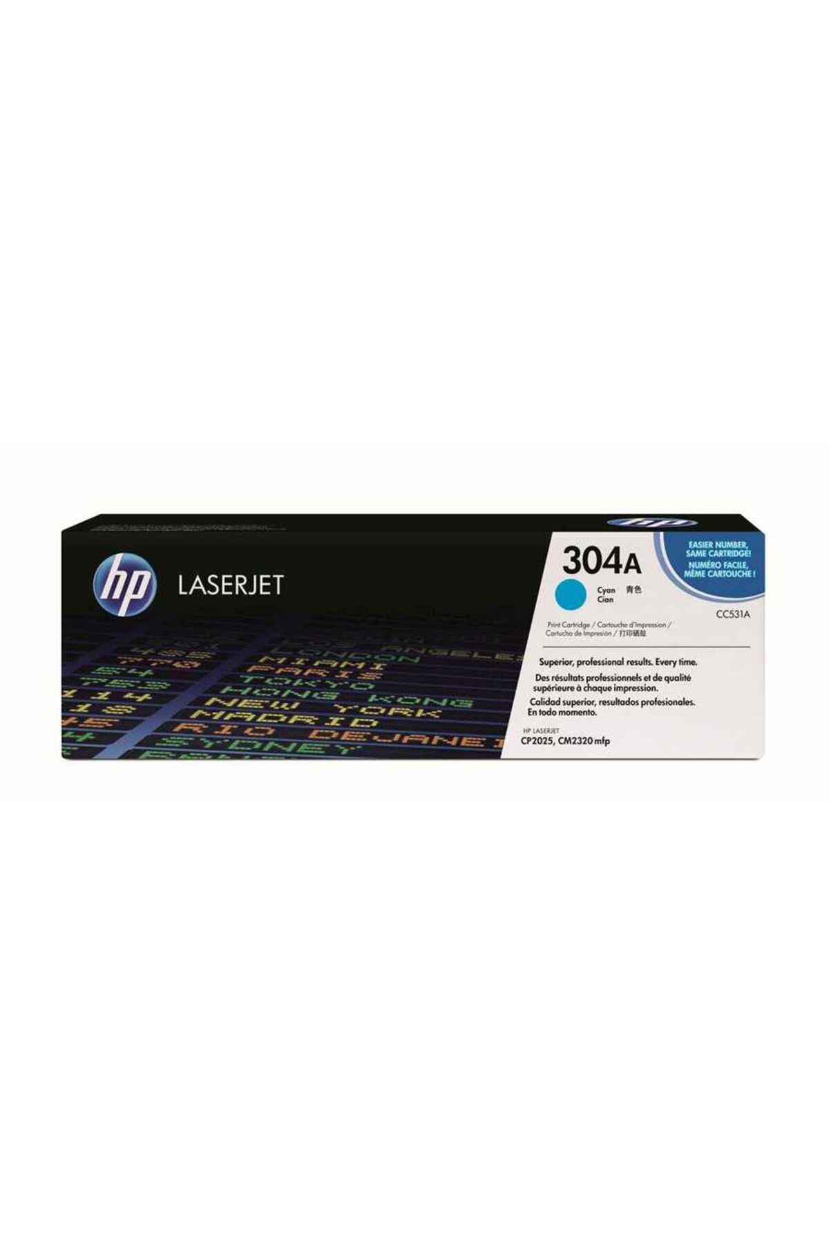 HP 304A - CC531A mavi TONER