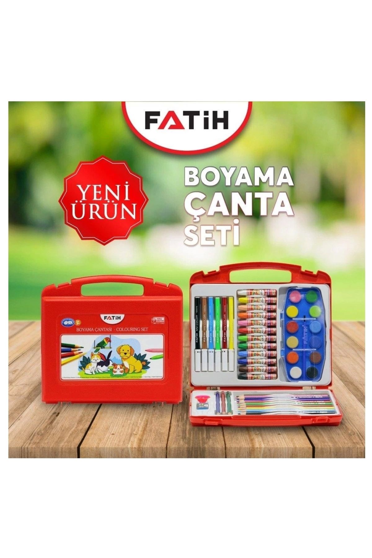 PRATİKOBA Fatih Çantalı Boyama Seti