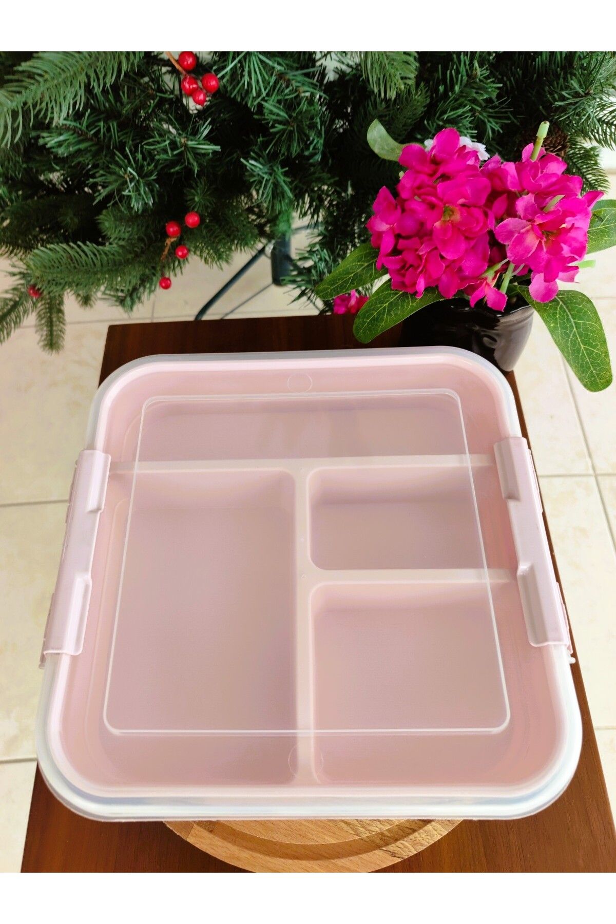 Madame Coco-Modline Layered Box with Bracket Ecru Color - 26X24X11 cm 8