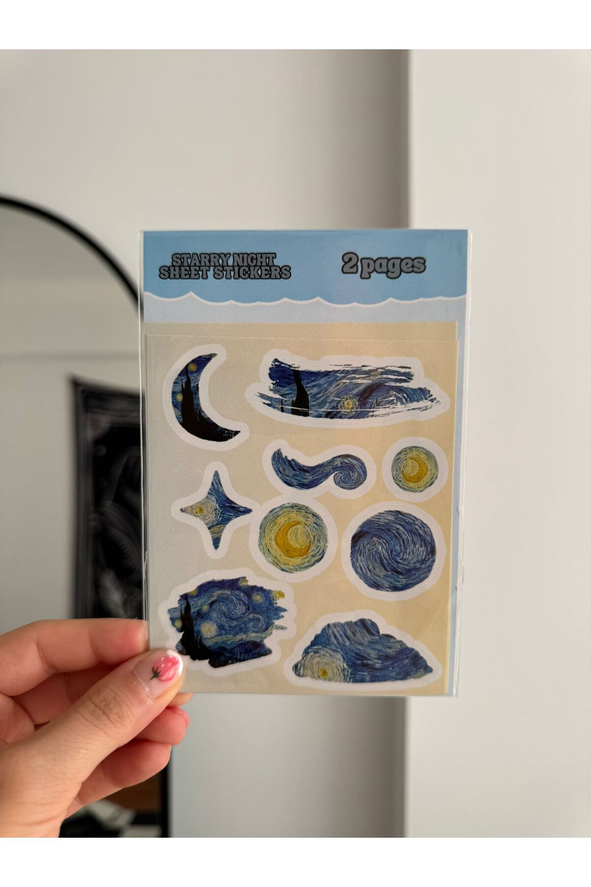Planet Butik Starry Night Sheet 2li Sayfa Sticker