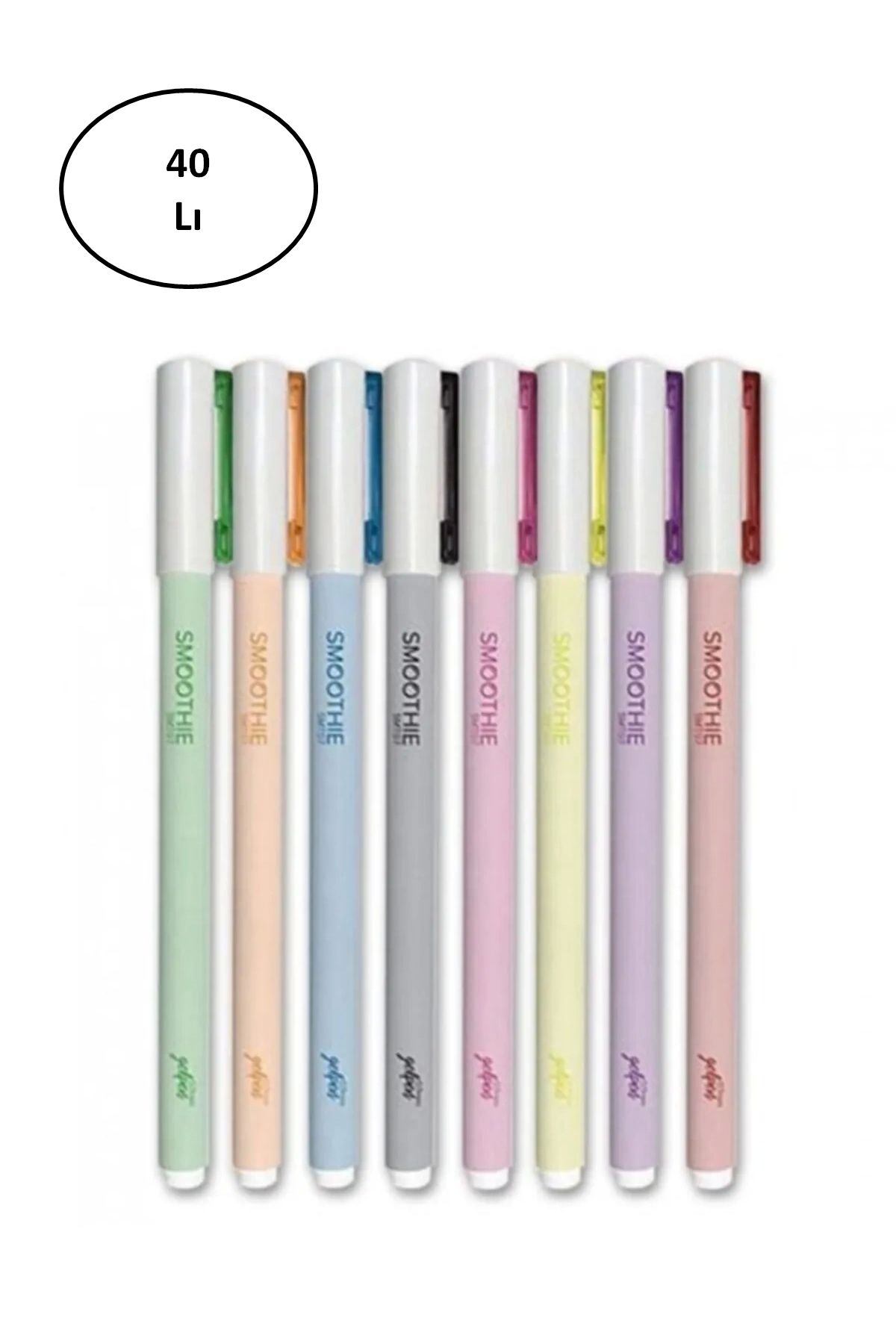 PRATİKOBA Scrikss Roller Kalem Smoothie Jel Karışık Renkler T00sbcc7sjp40a (40 Lı Kutu)
