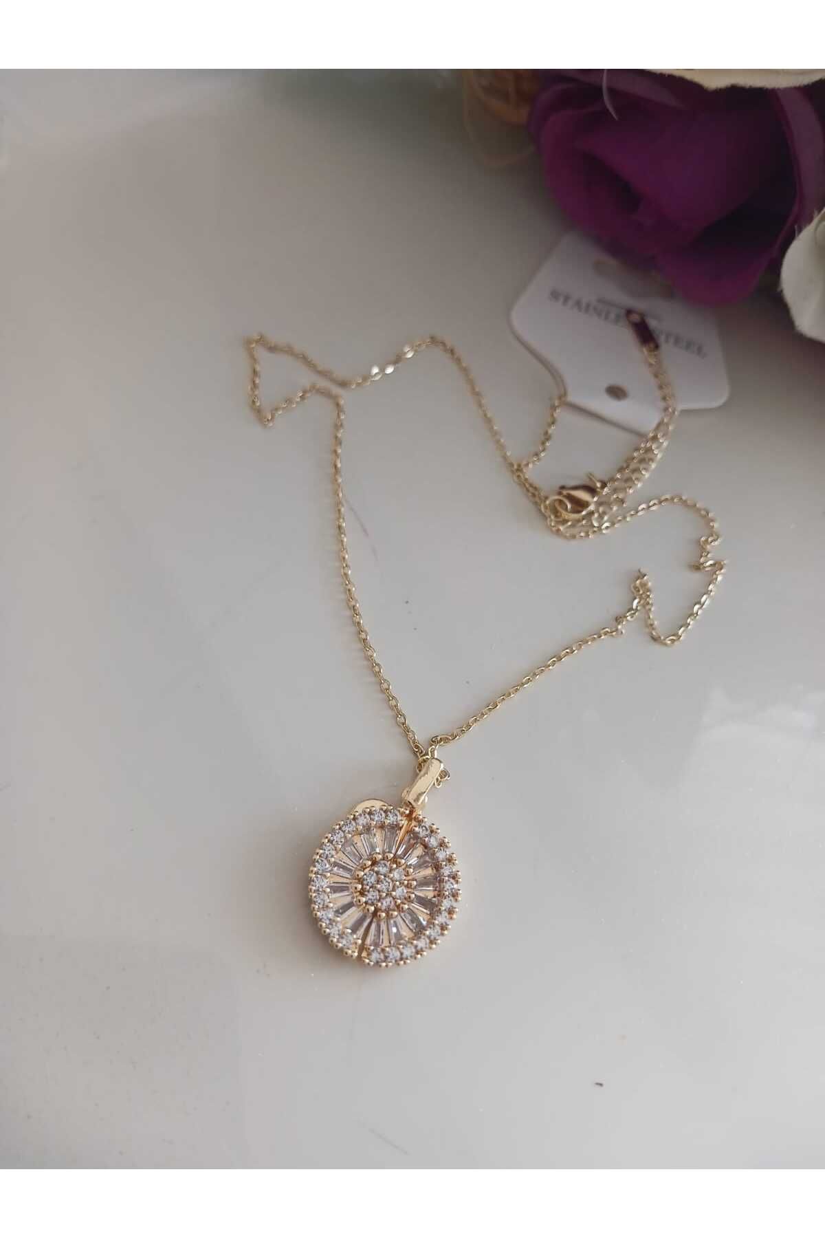 Jewerly Çelik halka kolye