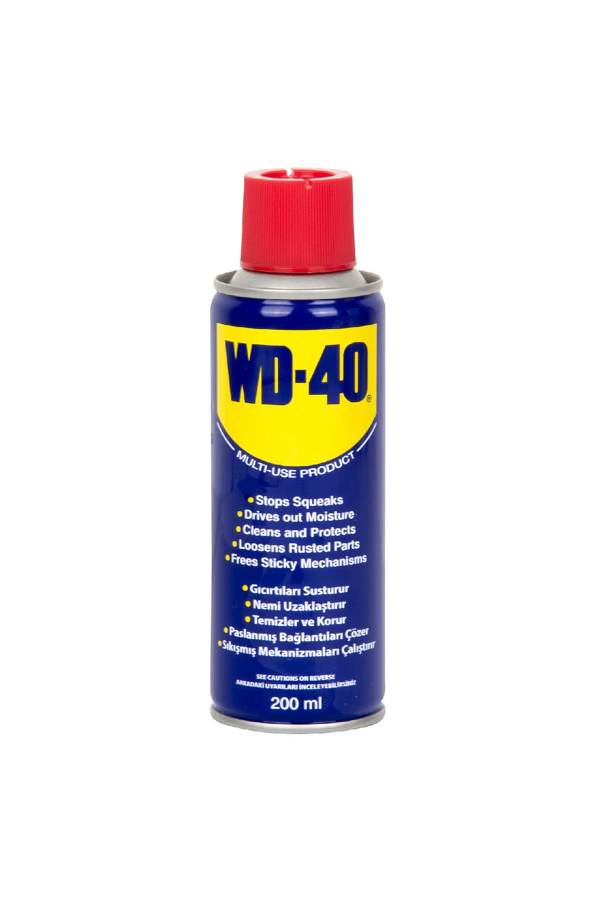Henkel WD-40 Çok Amaçlı Sıvı, Yağ Çözücü, Pas Sökücü, Temizleyici ve Koruyucu, 200ml
