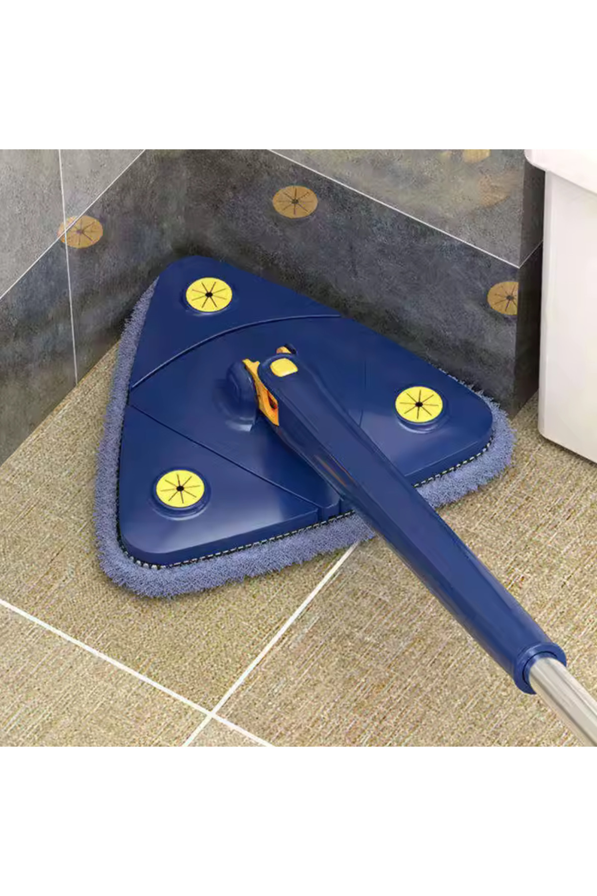 Denx-Triple cleaning mop for cleaning tight spaces 7