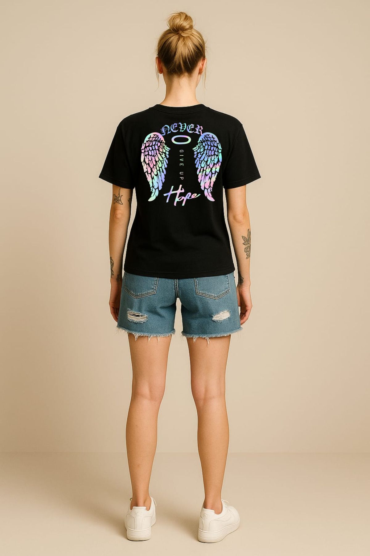 MAYK STREETWEAR OVERSIZE TSHIRT - UNISEX ANGEL BASKILI TSHIRT