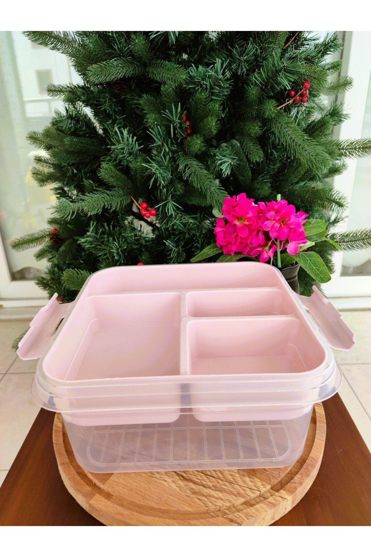 Madame Coco-Modline Layered Box with Bracket Ecru Color - 26X24X11 cm 2