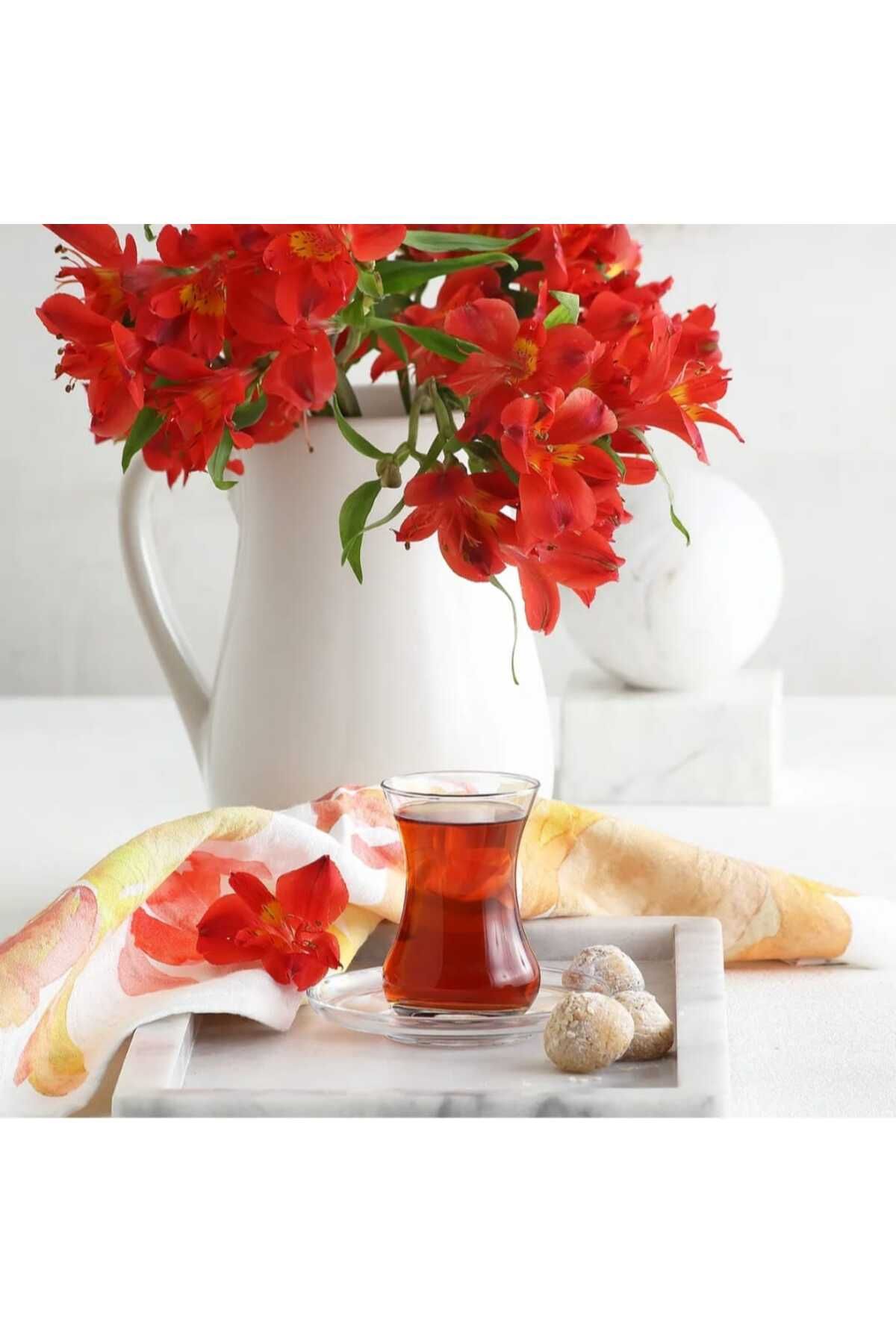 ALİNA HOME 12 parça demet çay seti