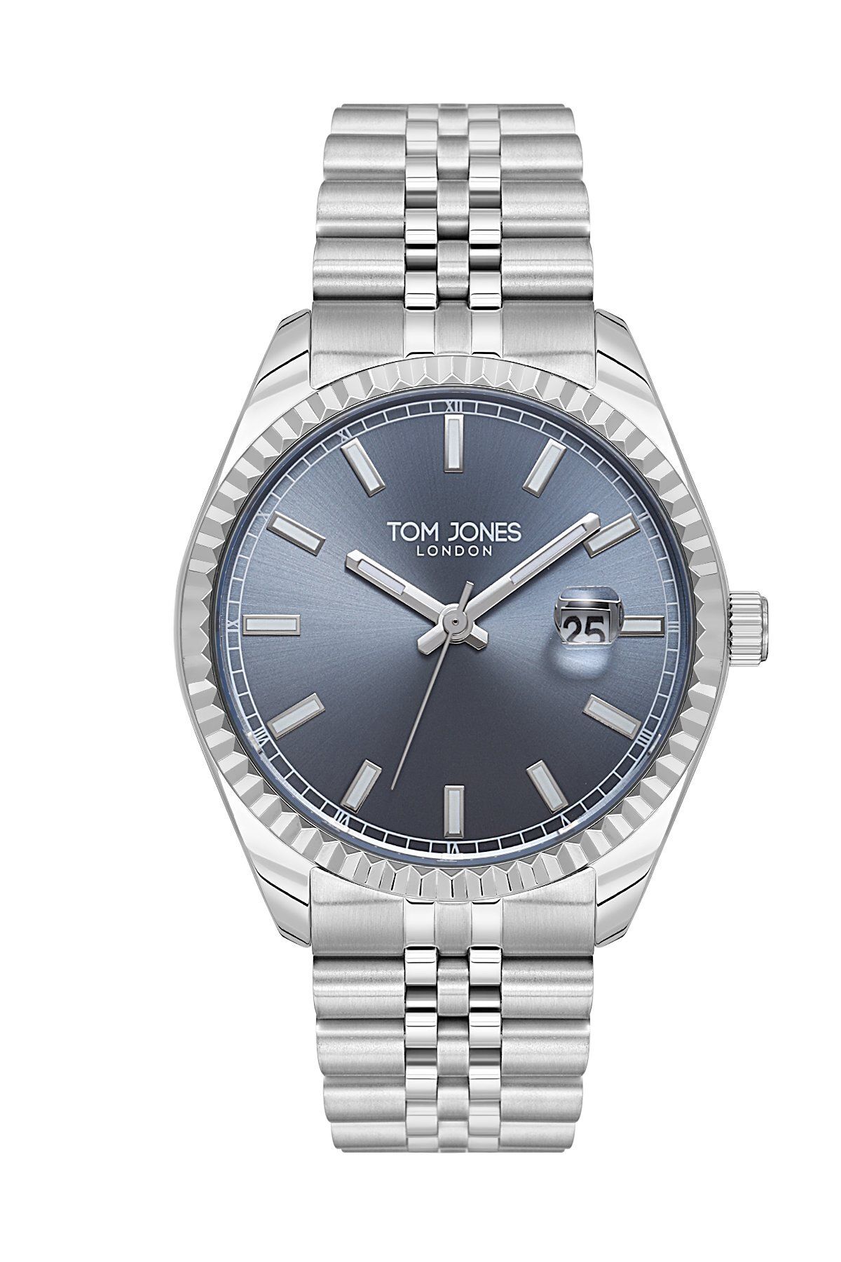 Tom Jones Tırtıklı Bezel 5 Parça Jubile Kordon Erkek Kol Saaati