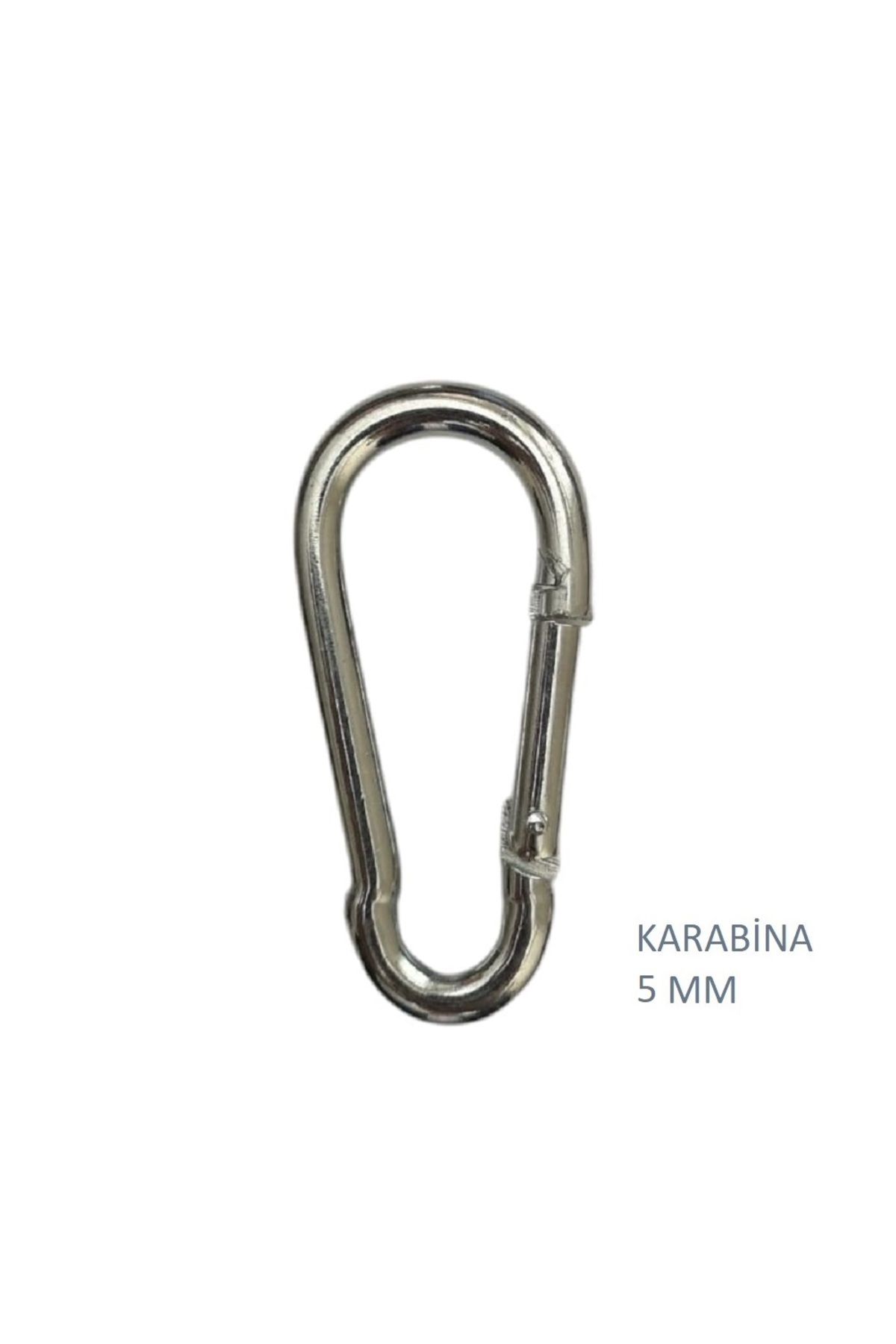 Adilon Galvanizli Karabina, 5 mm, Askı, Çengel, Kanca, Anahtarlık