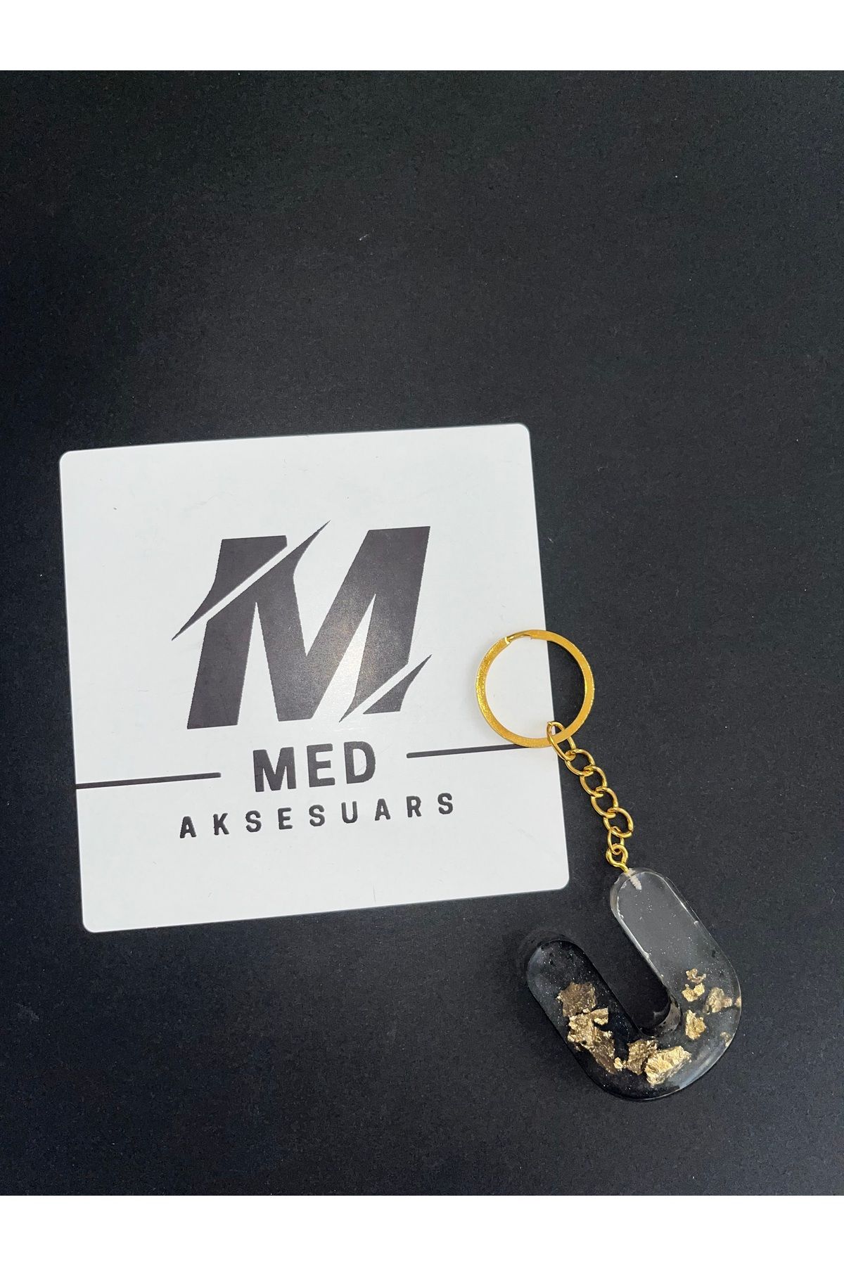 medaksesuars Epoksi Harf Anahtarlık Ve Çanta Süsü
