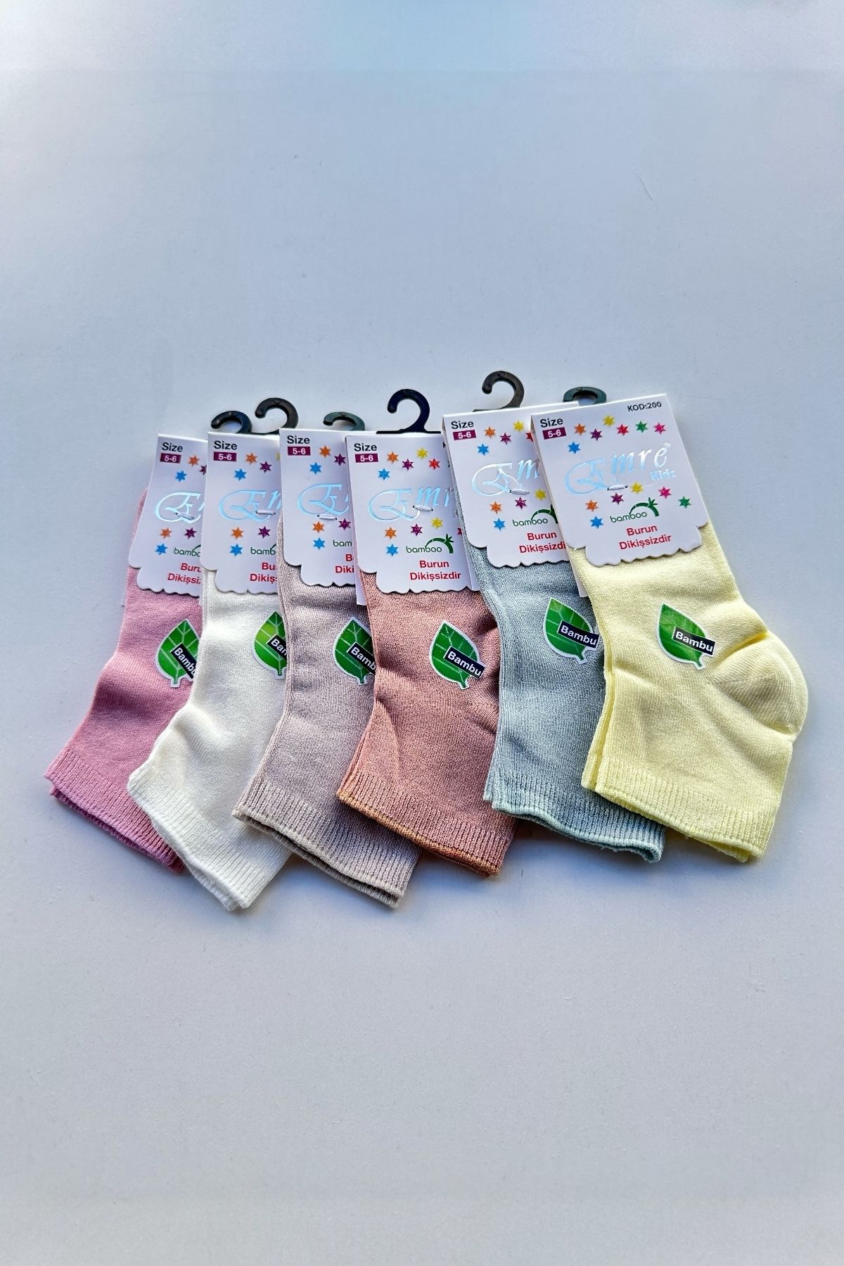 Katmirra 6 Συσκευασίες Bamboo Boy Booties für Kids Αρσενικό - 7–8 years