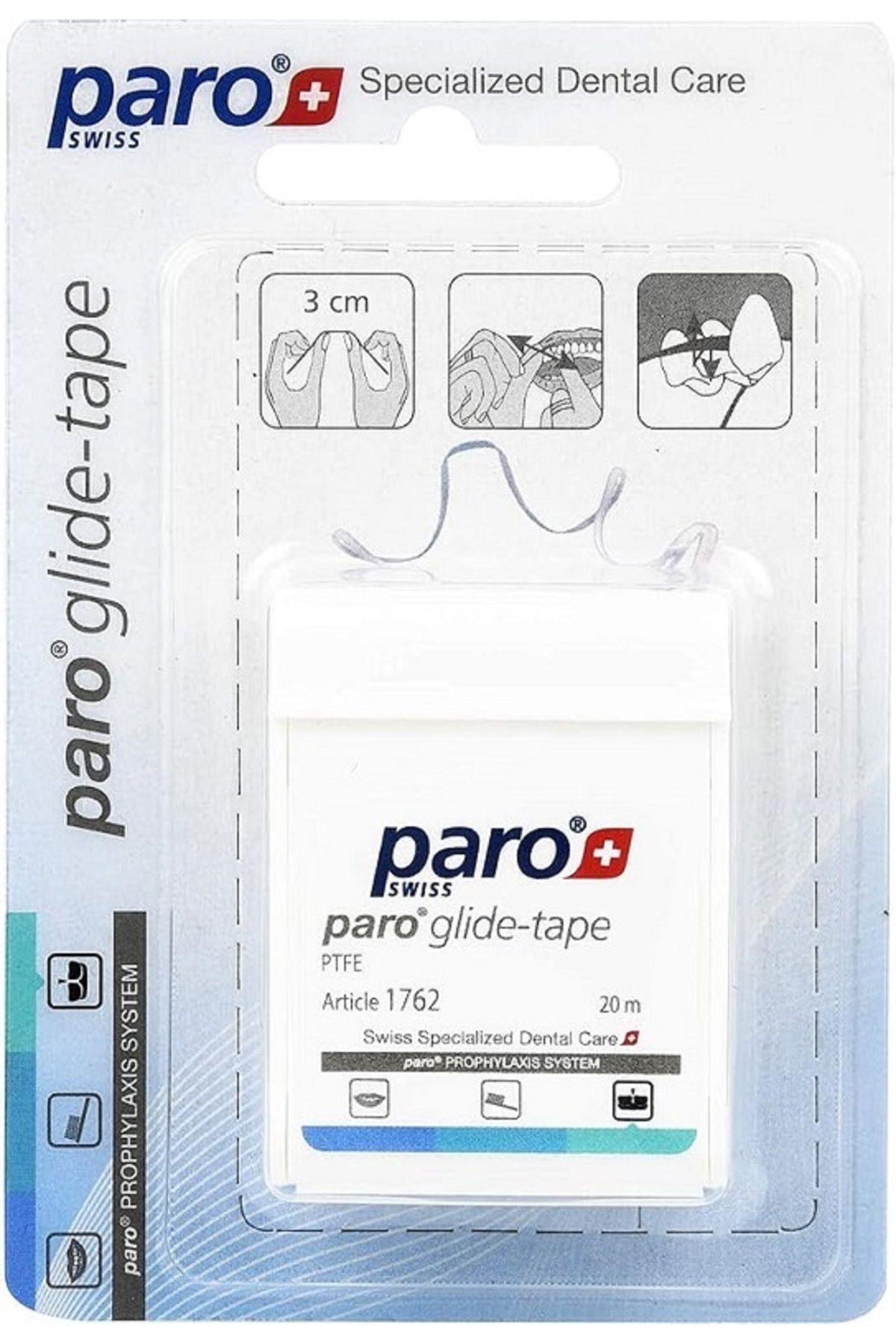 TechTic Paro 1762 Glide Tape 20m Dar Aralıklar İçin Diş Bakımı