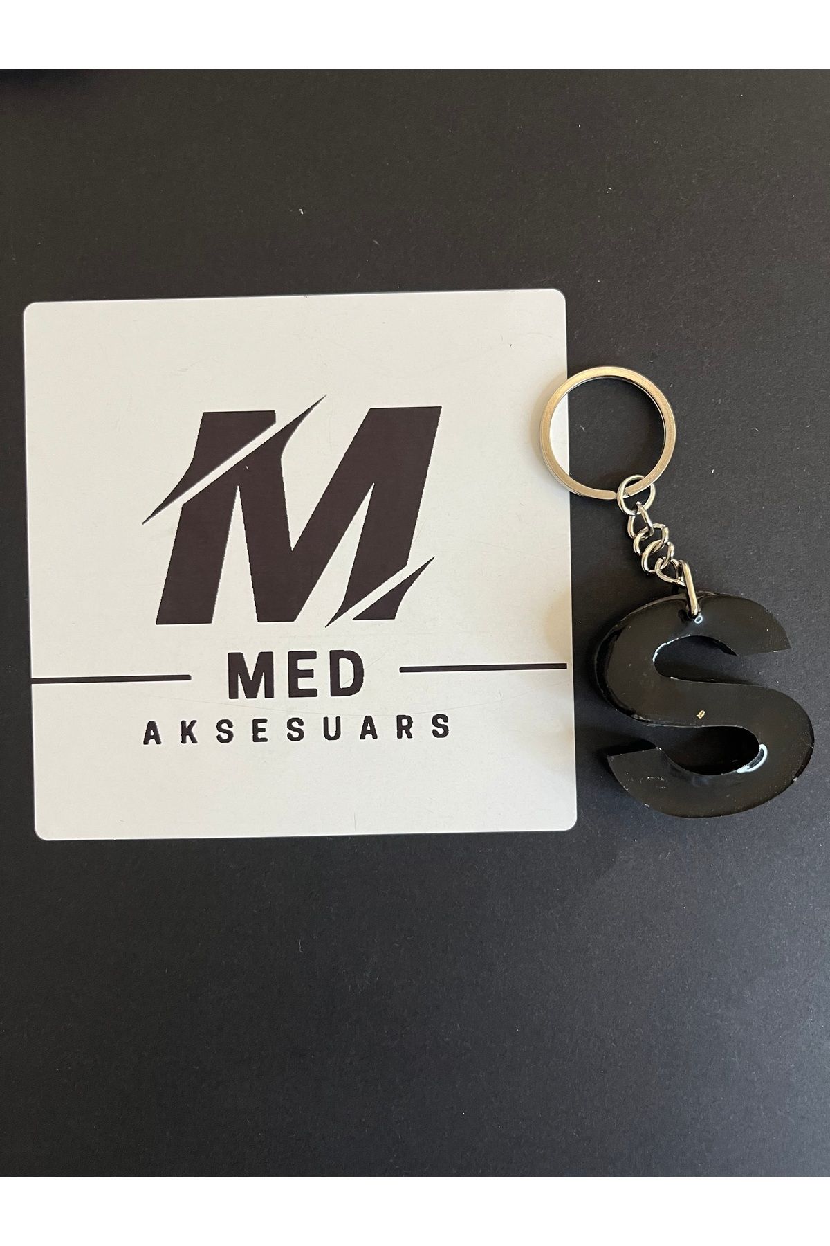 medaksesuars Epoksi Harf Anahtarlık Ve Çanta Süsü
